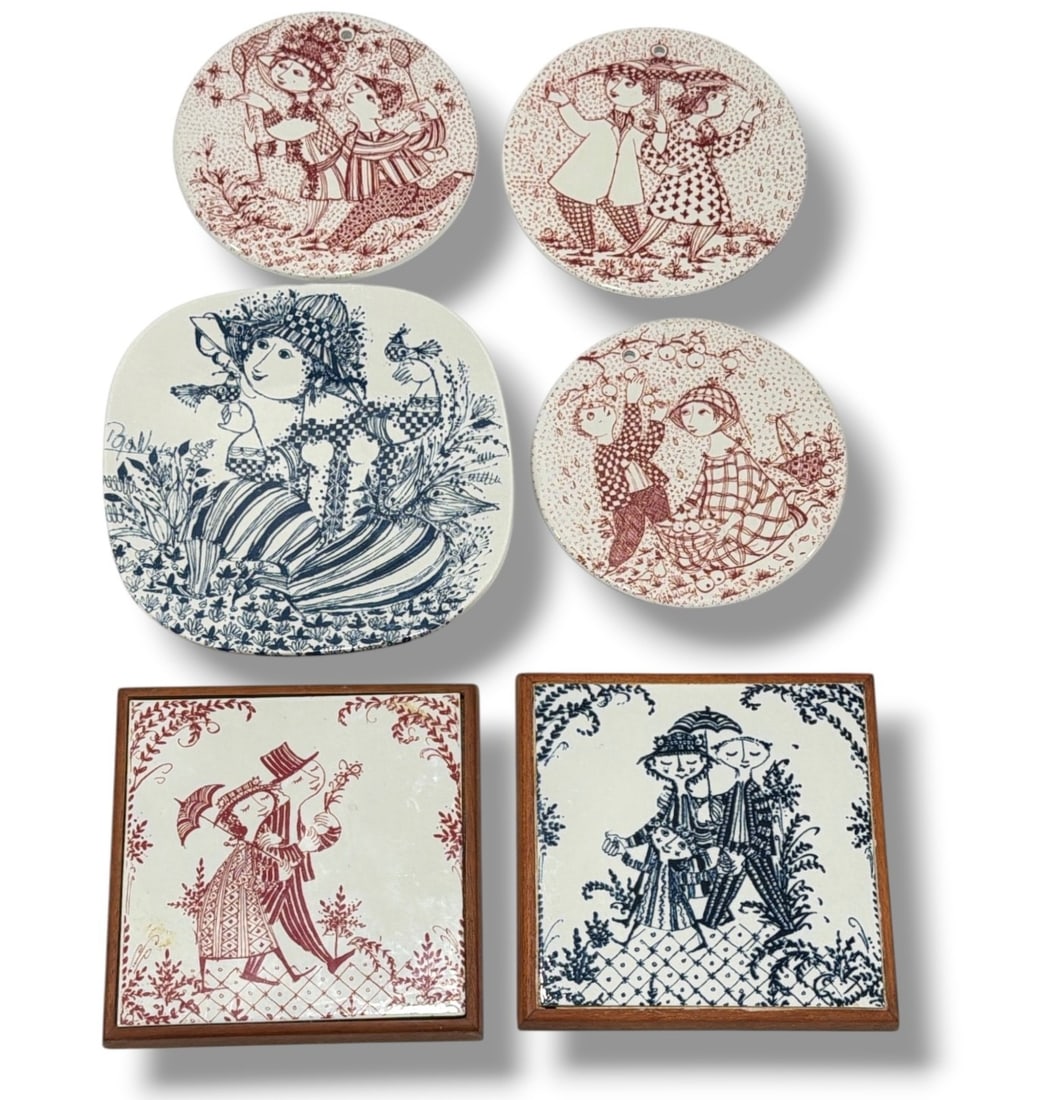 Collection of BJORN WIINBLAD (Danish, 1918-2006) Ceramic Articles (1 of 7)