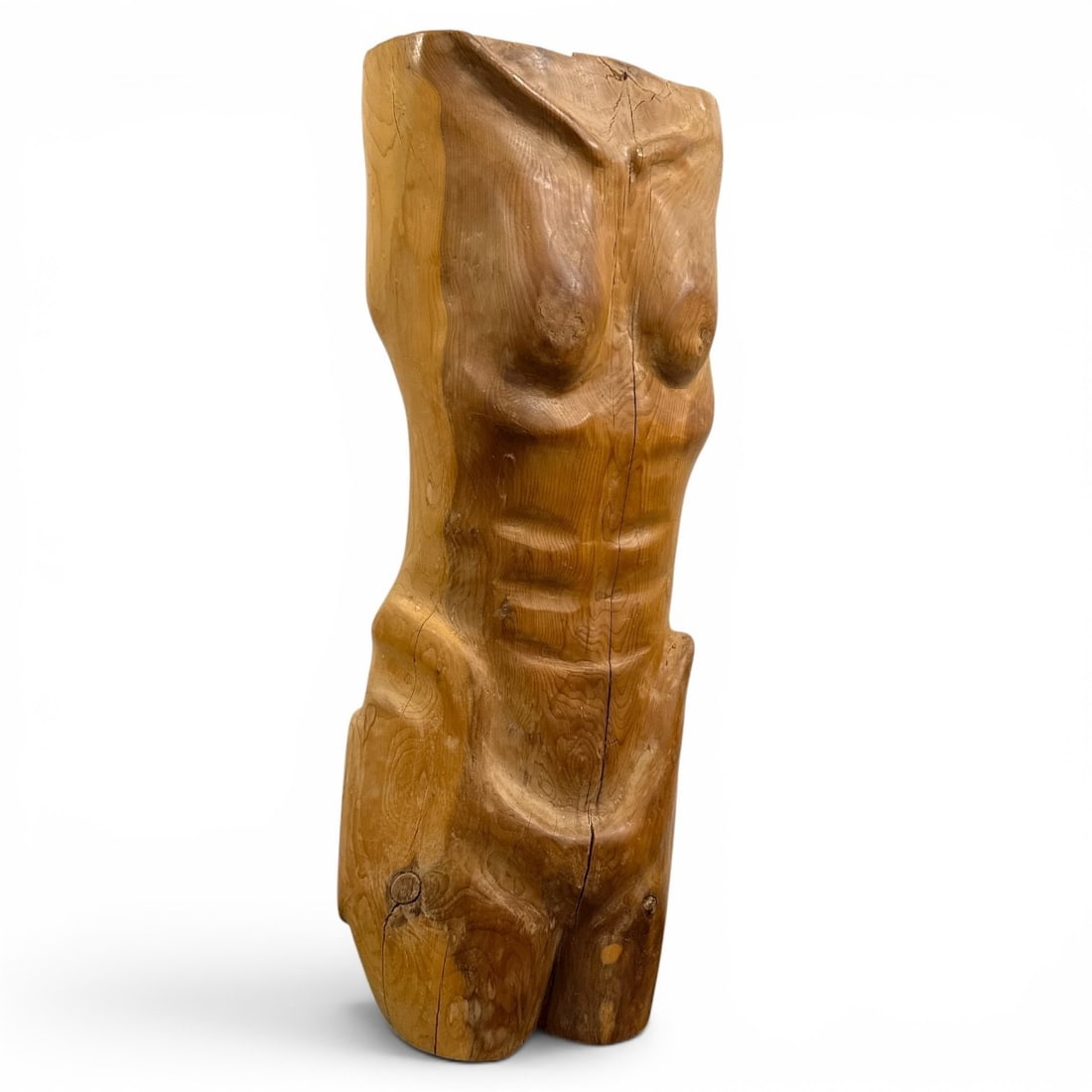 Sculptural Folk Art Torso Sculpture (1 of 5)