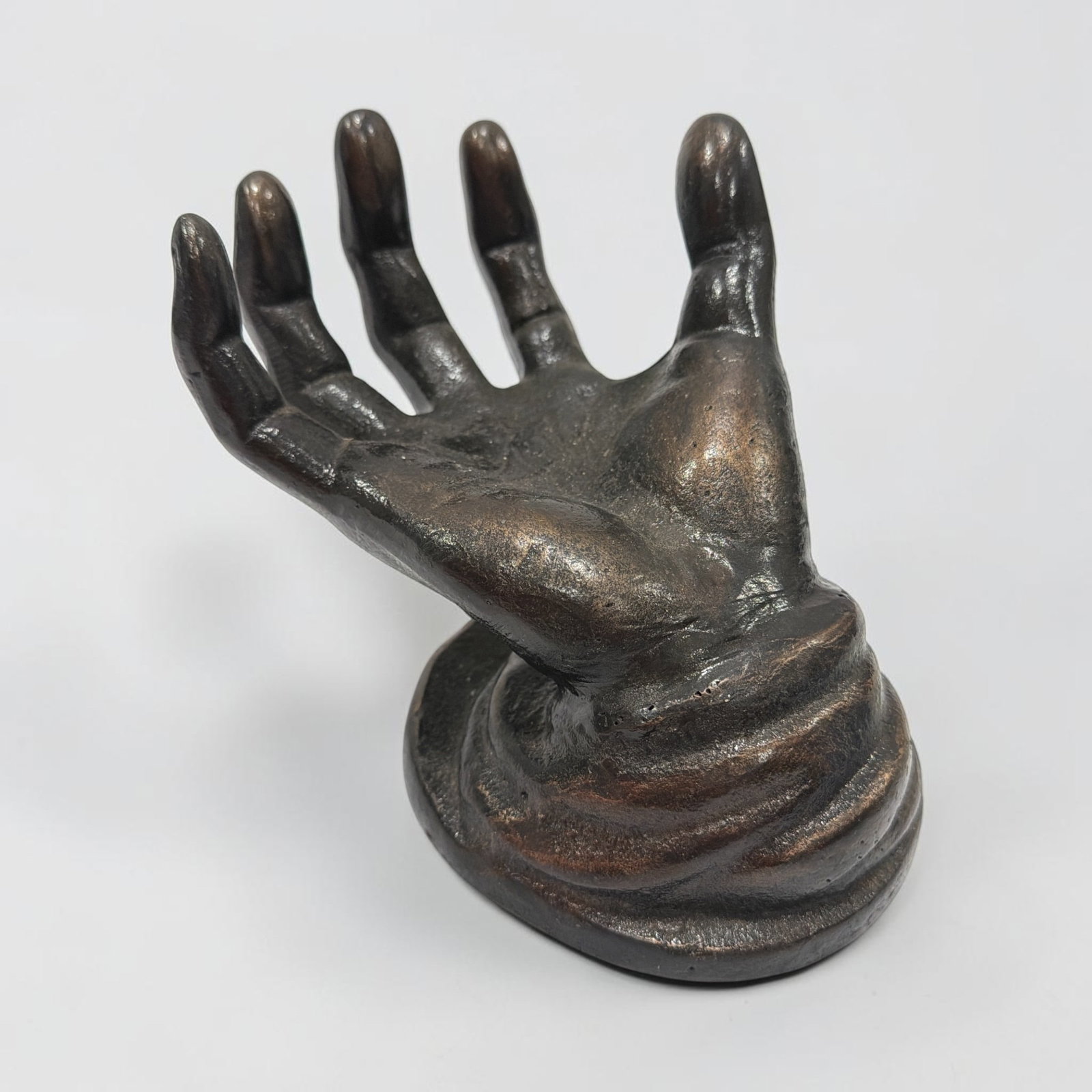 Vintage Bronze Hand Sculpture (1 of 3)
