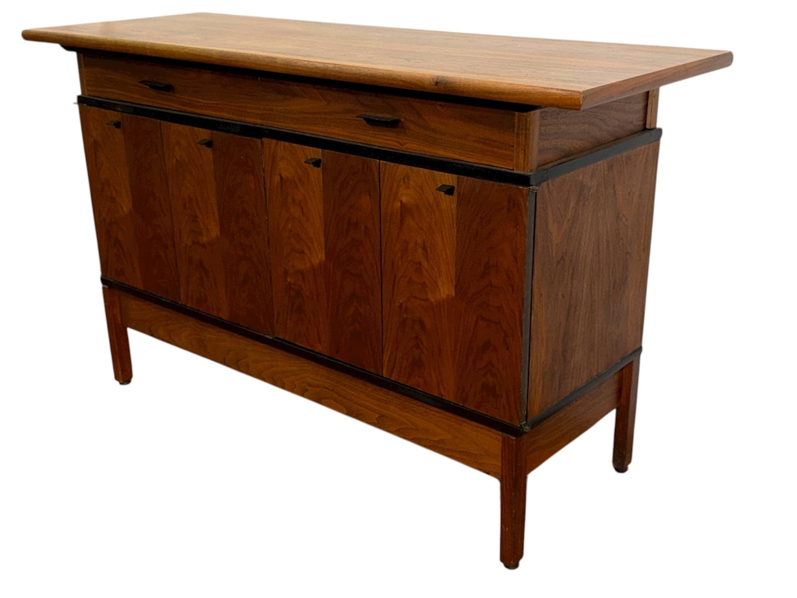 Mid Century Walnut Bar Server - 2