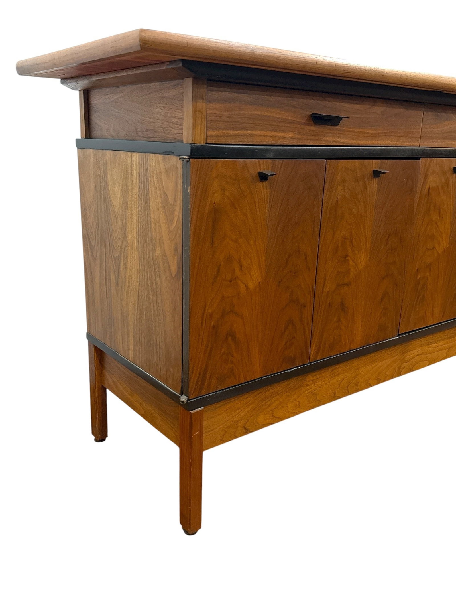 Mid Century Walnut Bar Server - 3