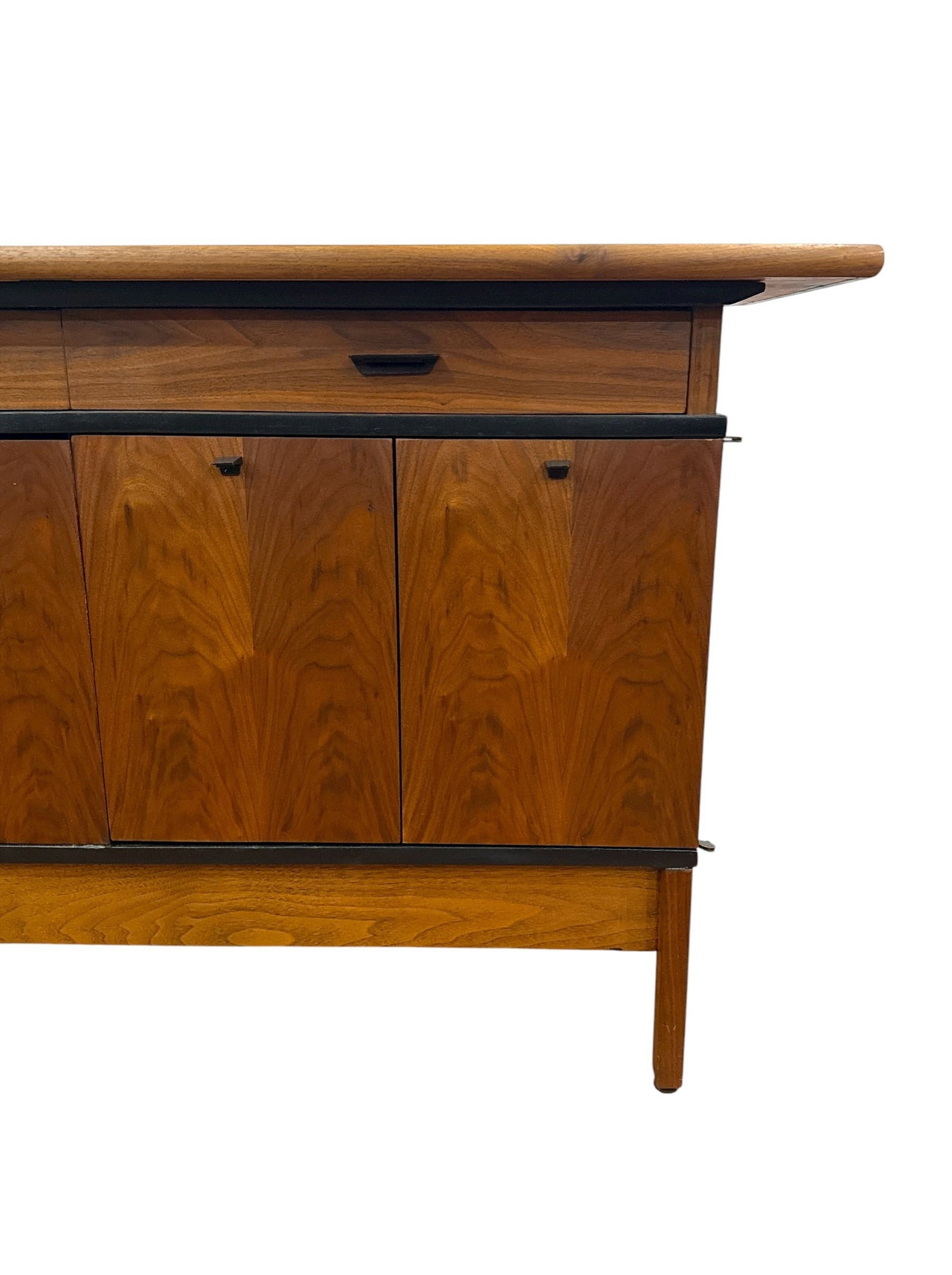 Mid Century Walnut Bar Server - 5