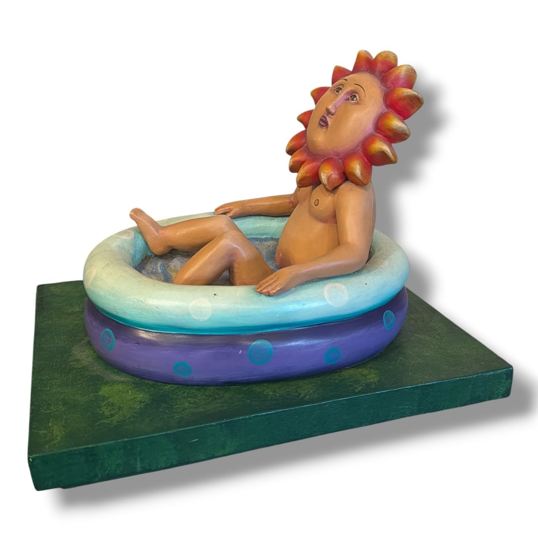 Ceramic Sun Bather Sculpture, After SERGIO BUSTAMENTE (1 of 5)