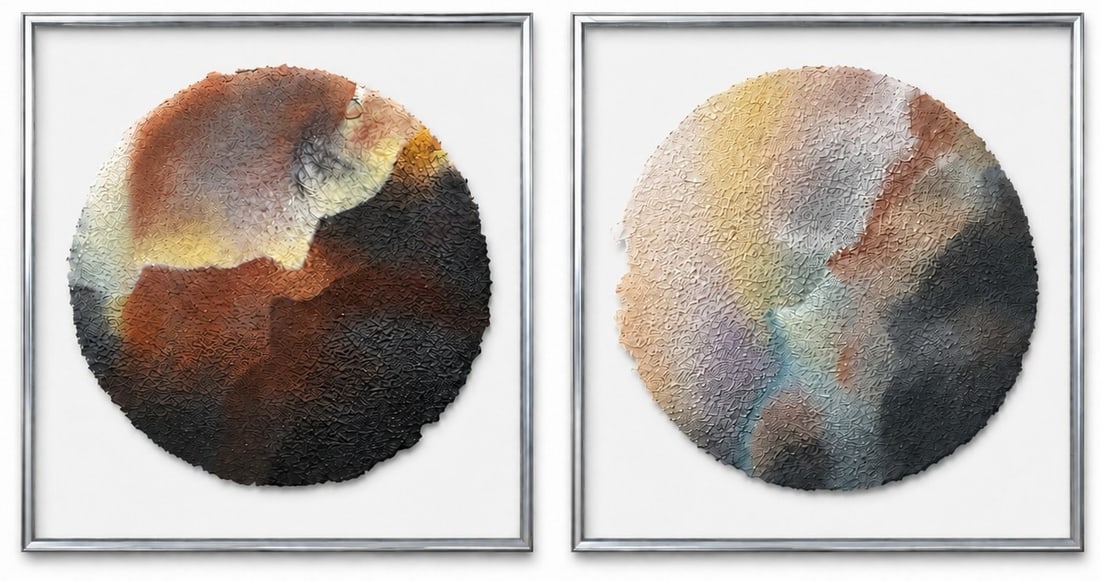 Post Modern Moon Surface Paintings (1 of 7)