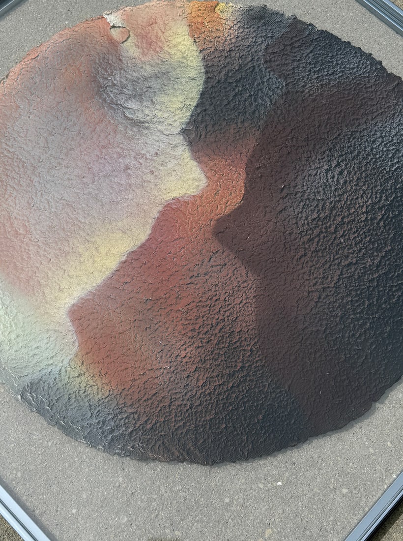 Post Modern Moon Surface Paintings - 4