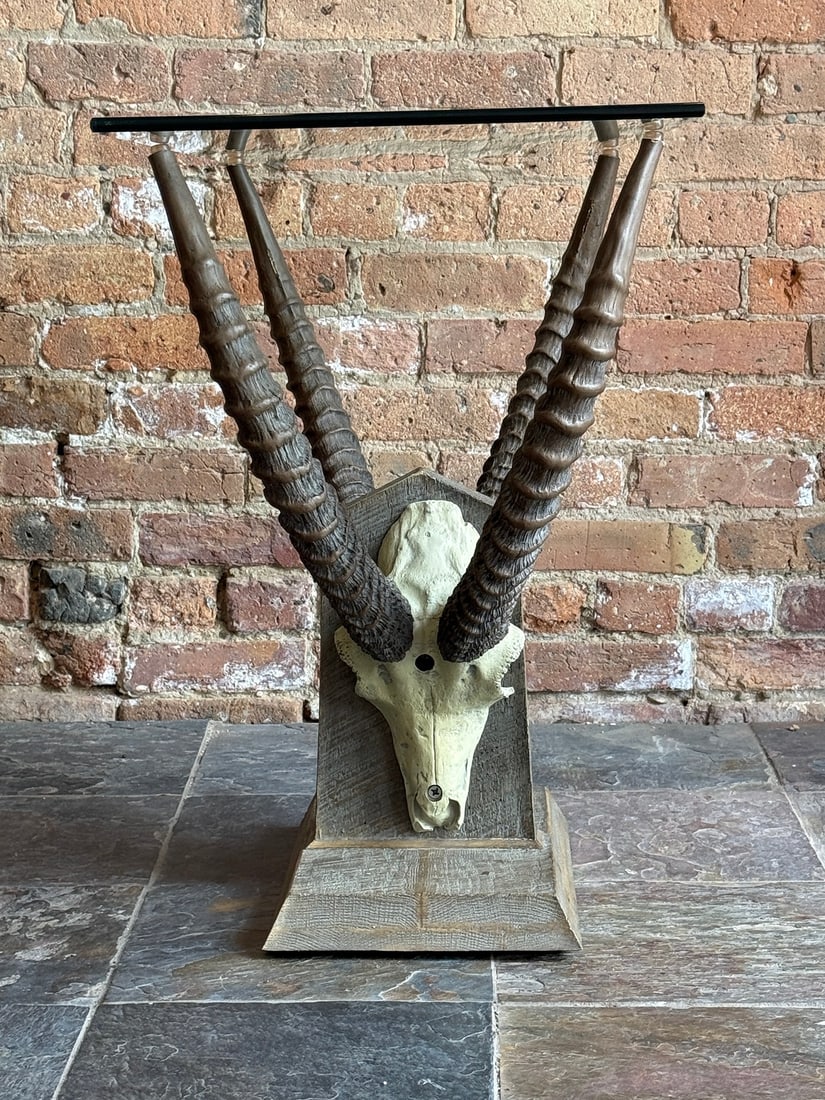 Sculptural Antelope Horn Console Table - 6