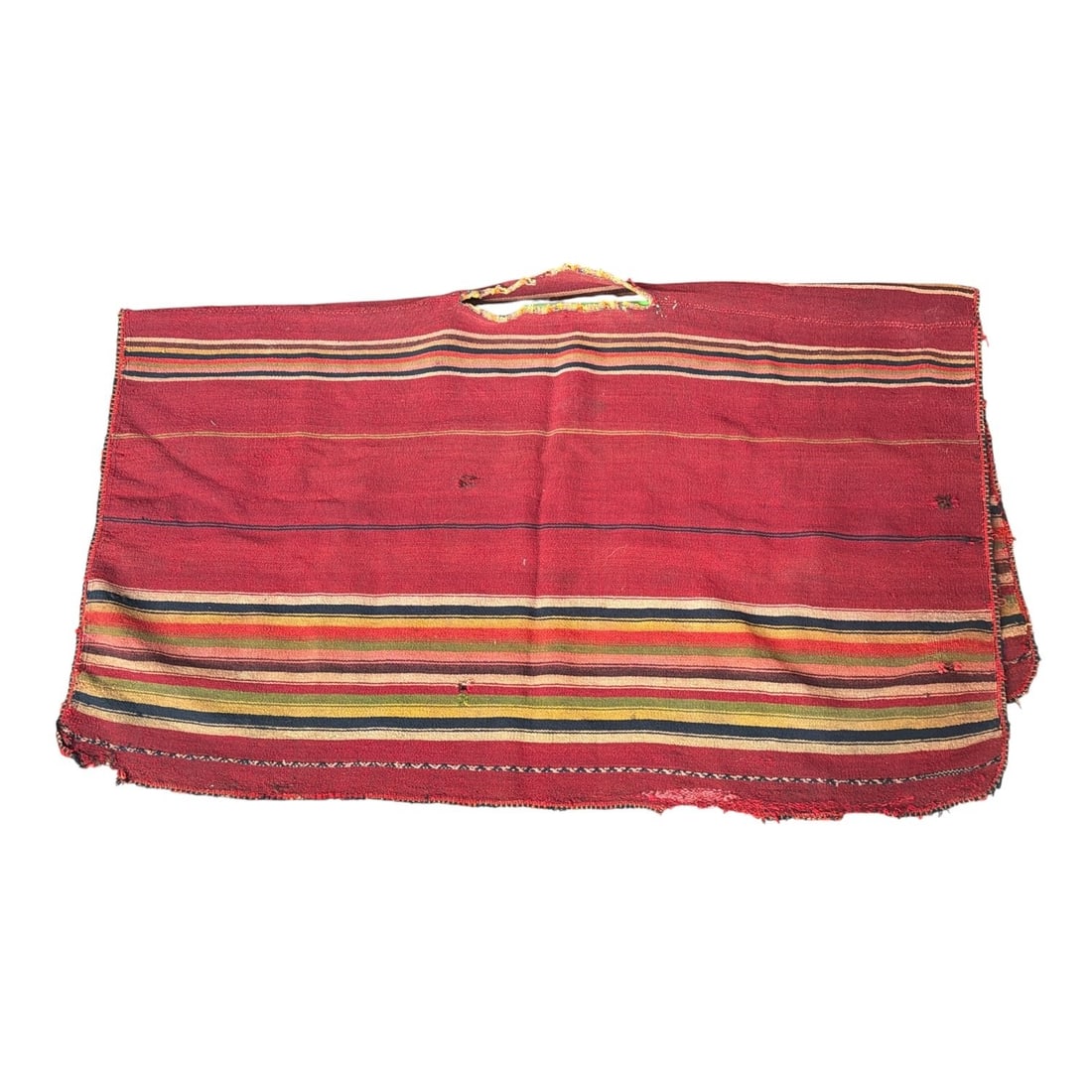 Vintage Peruvian Wool Poncho - 2