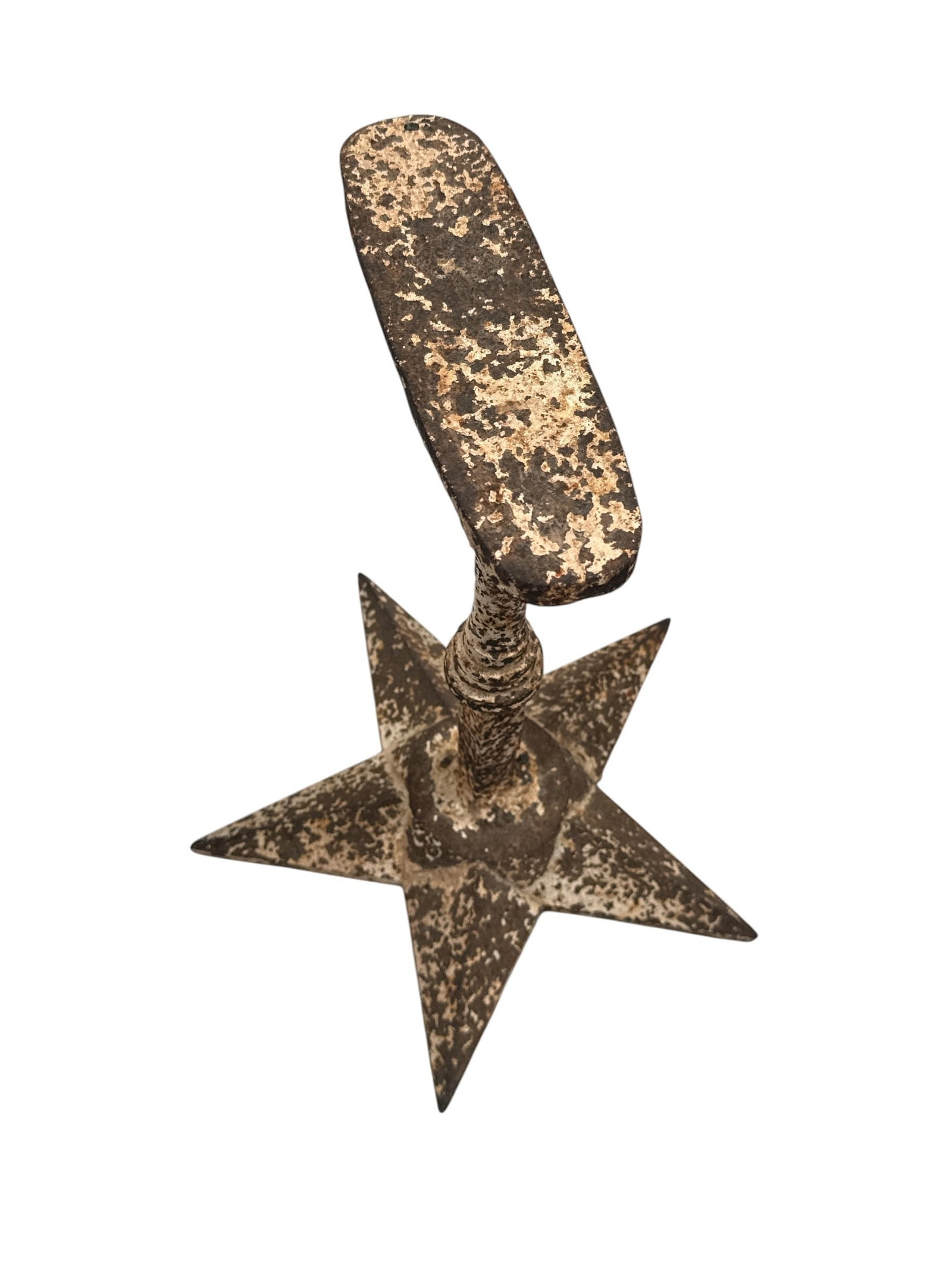 Antique Cast Iron Star Base Boot Jack, Cobbler - 2