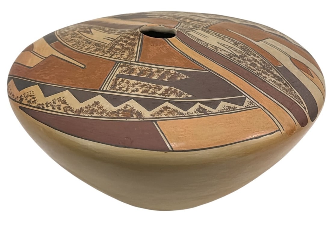 JEAN SAHME NAMPEYO (1948-2024) Hopi Polychrome Pottery Vessel (1 of 3)
