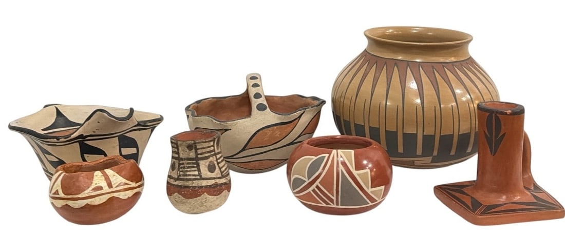 Assortment of Native American Pottery, SILVEIRA (1 of 5)