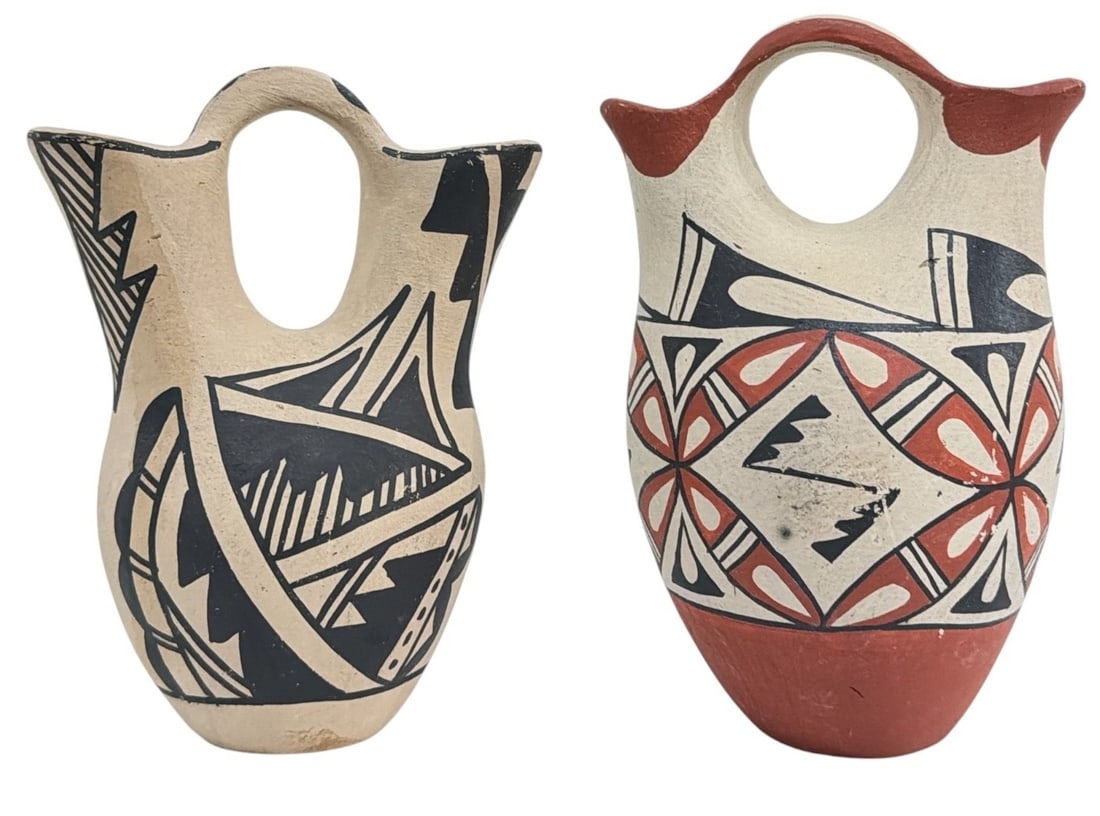 Two Native American Wedding Vases - 2
