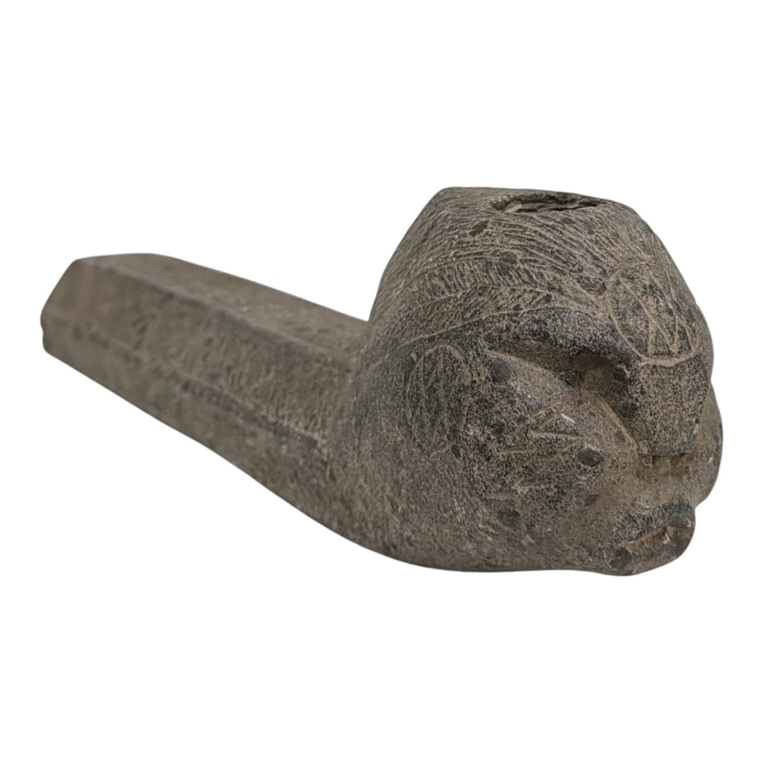 Native American Stone Effigy Pipe (1 of 5)