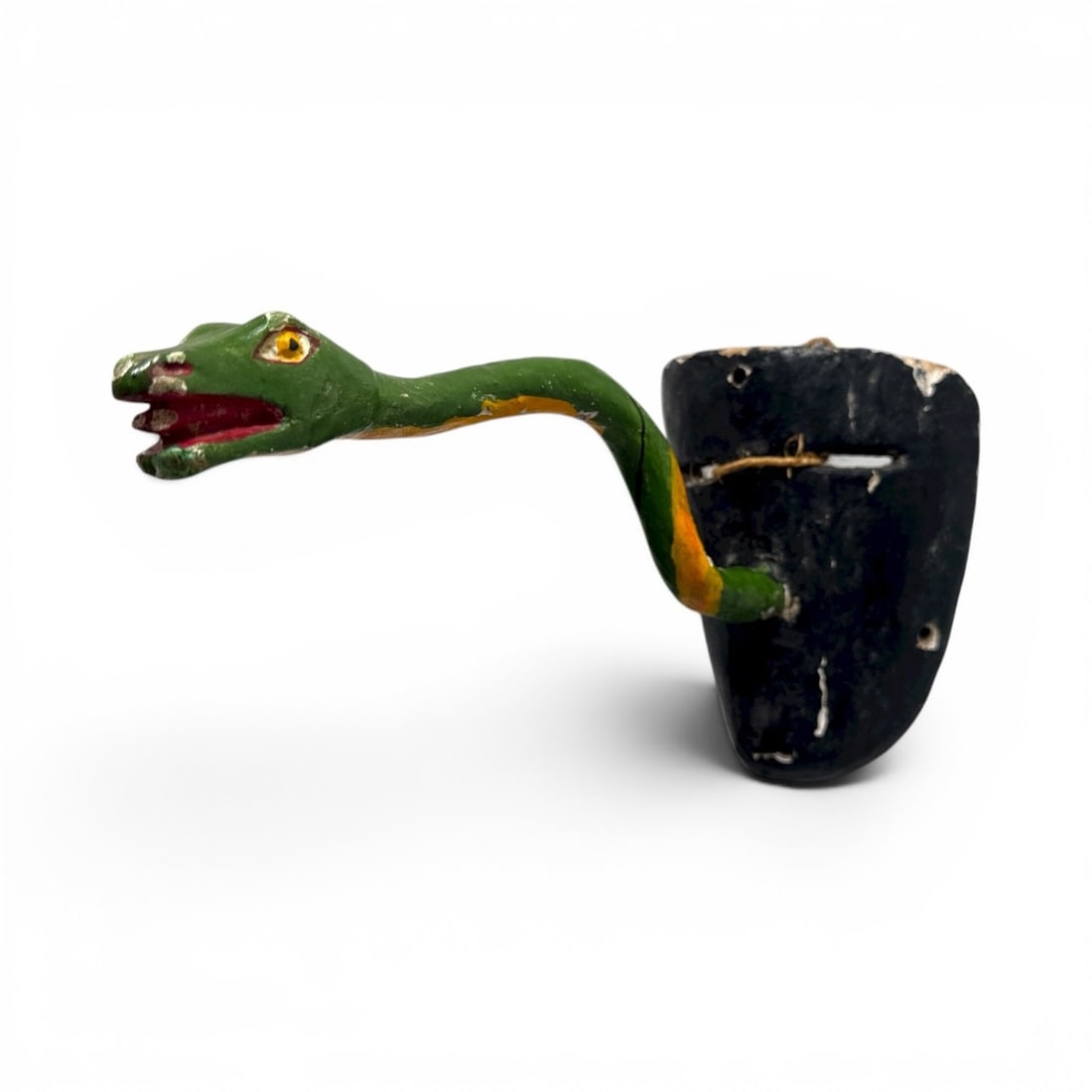 Mexican Folk Art Guerrero Nahua Snake Mask (1 of 2)