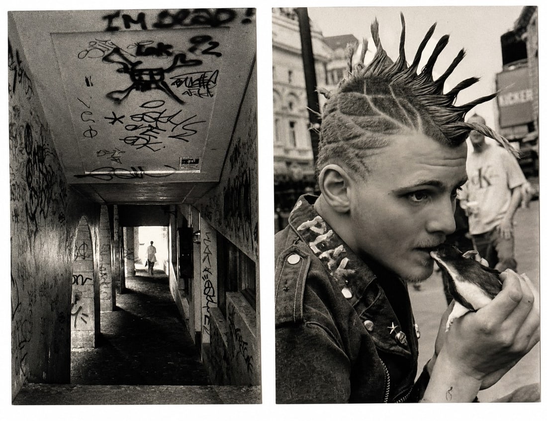 Early Punk Rock Black White Photographs (1 of 5)