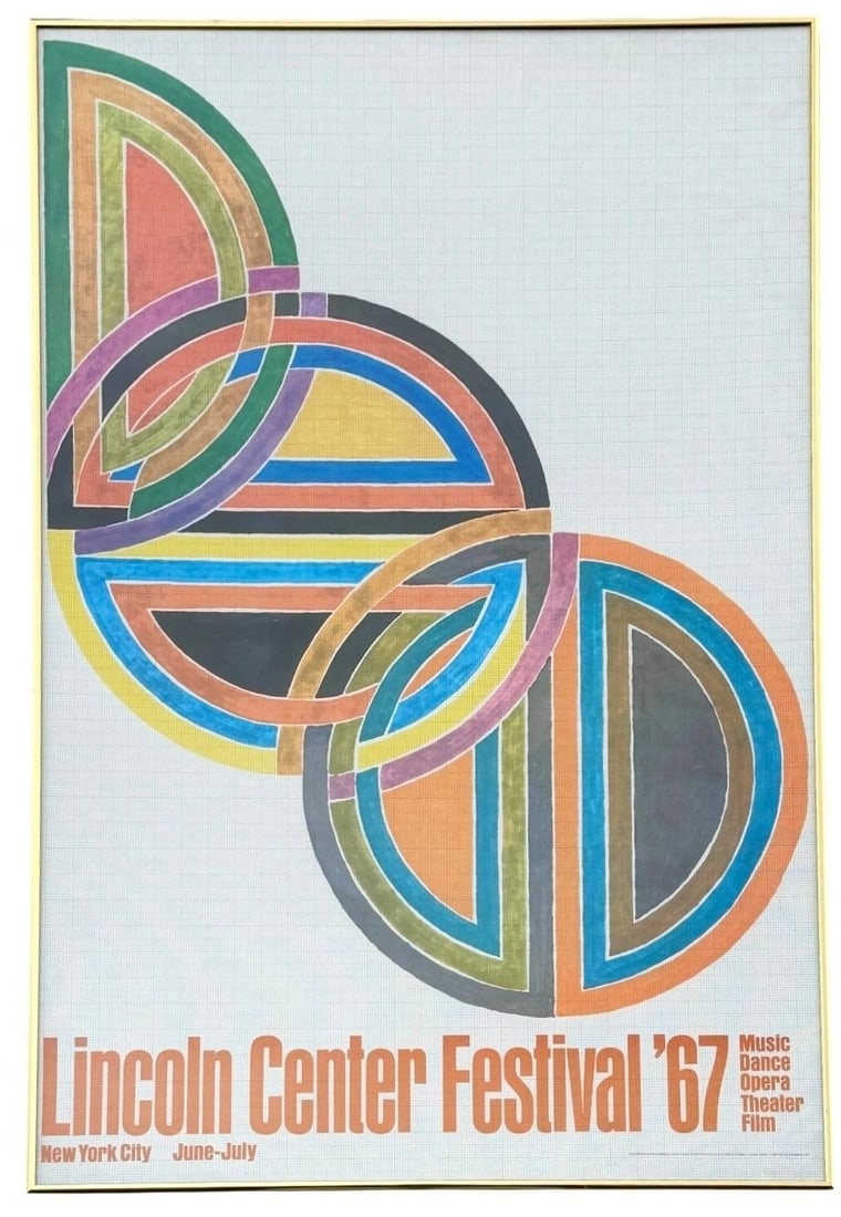 FRANK STELLA (American, 1936-2024) Lincoln Center Festival Poster (1 of 3)