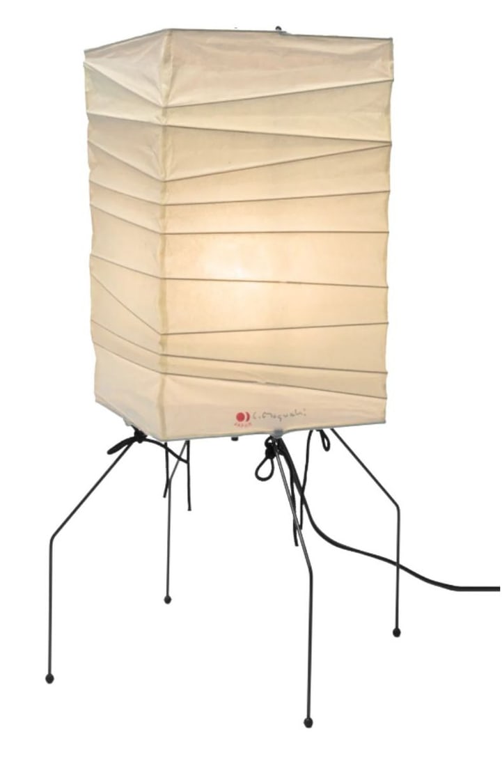 ISAMU NOGUCHI ( American, 1904-1988) Akari UF1-XN Lamp: 20" H x 7.9" L, box measures 2" x 13.25" x 13.25".