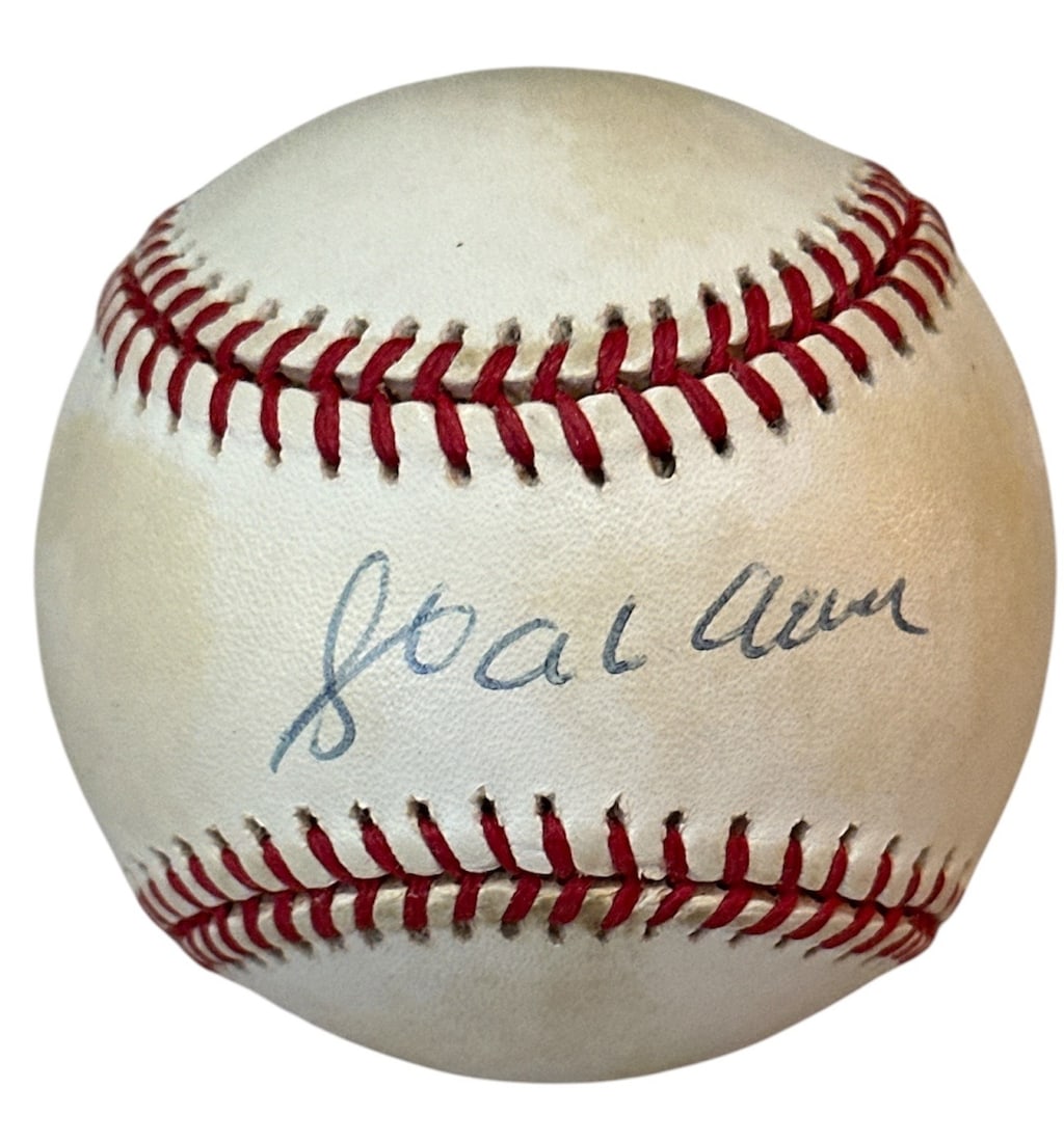 Autographed HANK AARON Baseball, 500 Home Run Club (1 of 3)