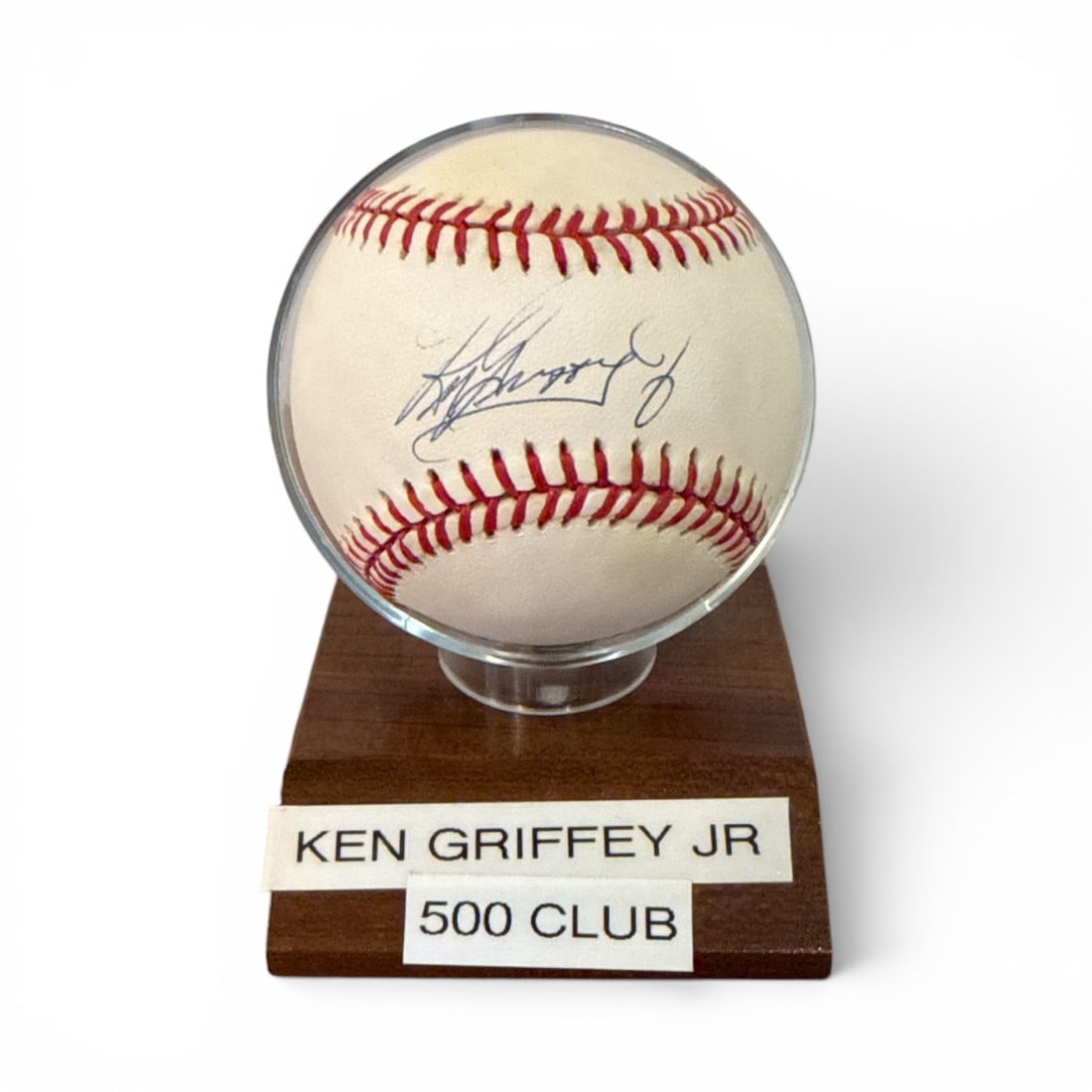 Autographed KEN GRIFFEY JR. Baseball, 500 Home Run Club (1 of 3)