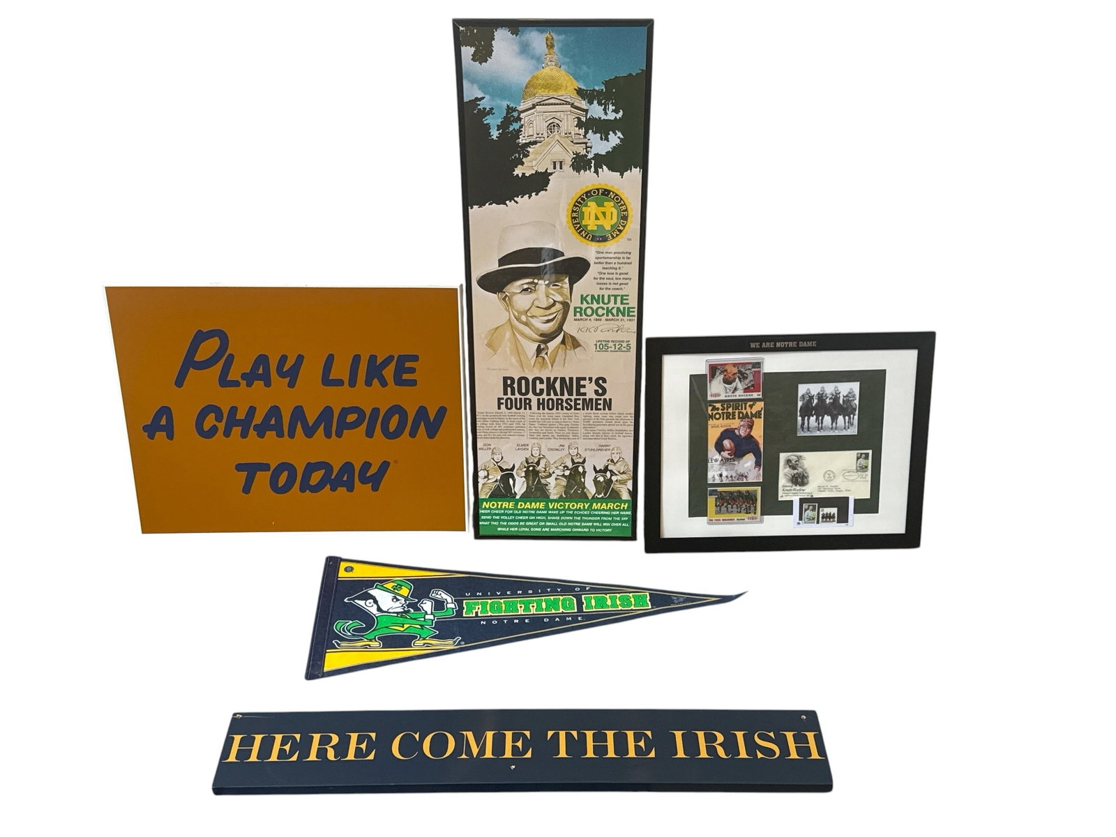 Collection of NOTRE DAME Memorabilia (1 of 2)