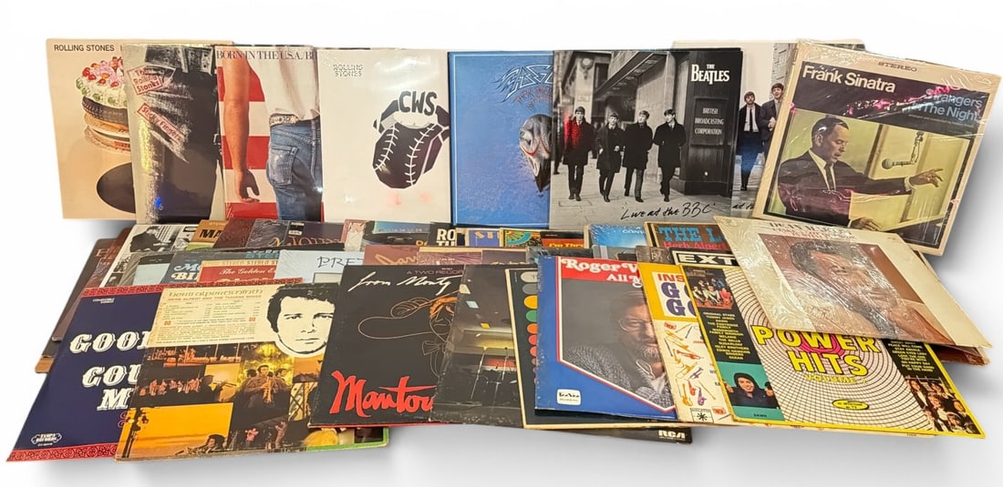 Large Collection Classic Rock Vinyls and More (1 of 6)