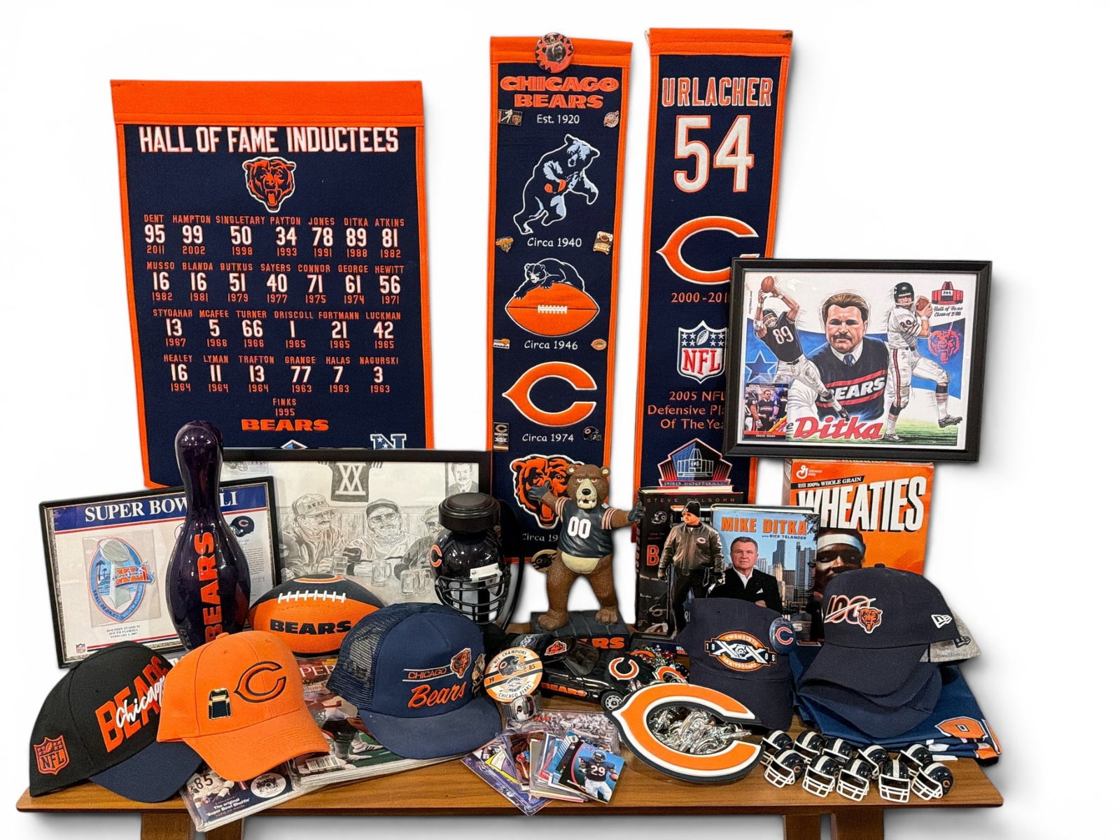 Large Collection Chicago Bears Memorabilia, MIKE DITKA (1 of 12)