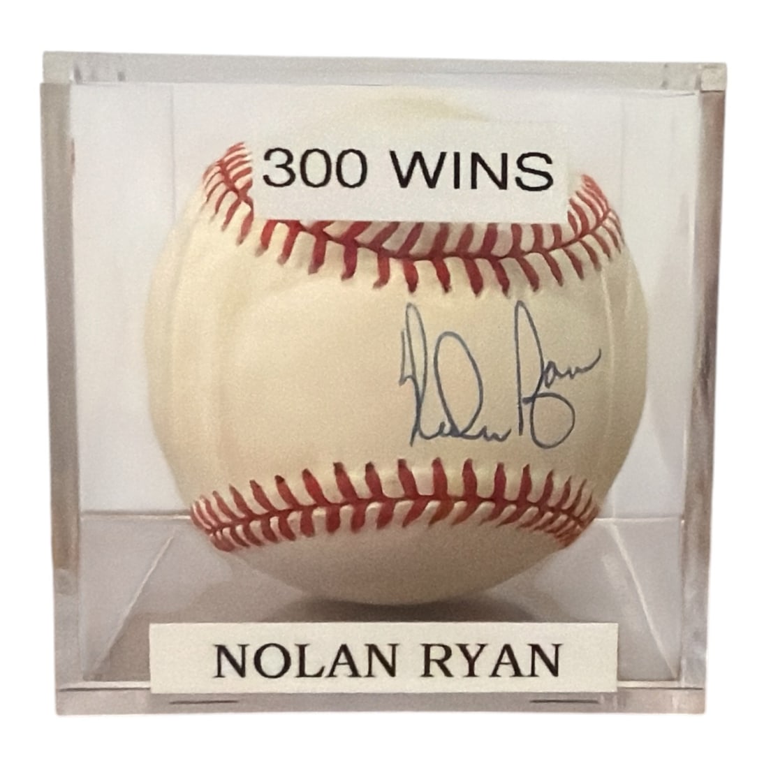 Autographed NOLAN RYAN Baseball w/ COA (1 of 3)
