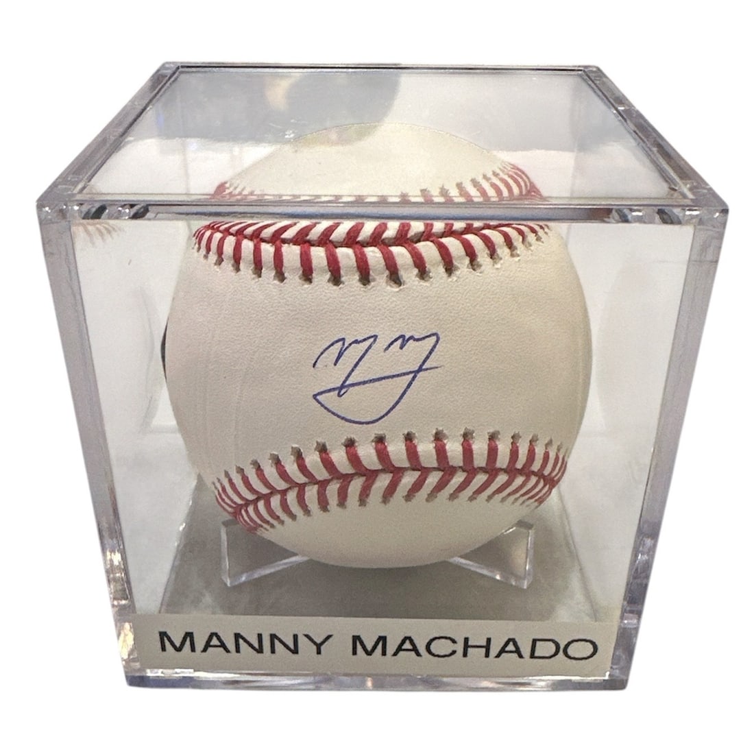 Authentic Autographed MANNY MACHADO Baseball: Retains Fanatics holographic sticker