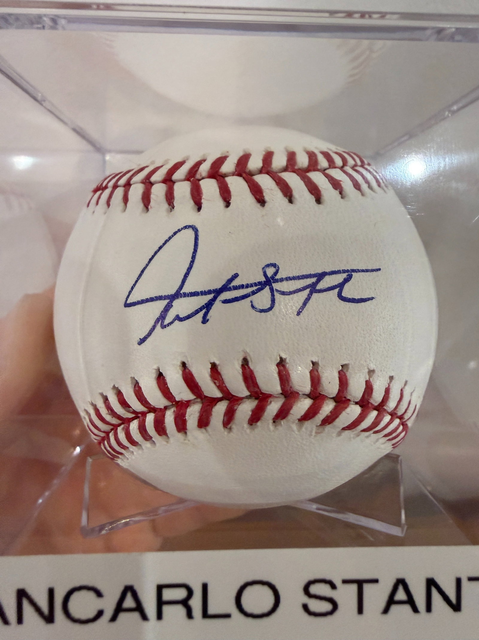 Autographed GIANCARLO STANTON Baseball - 2