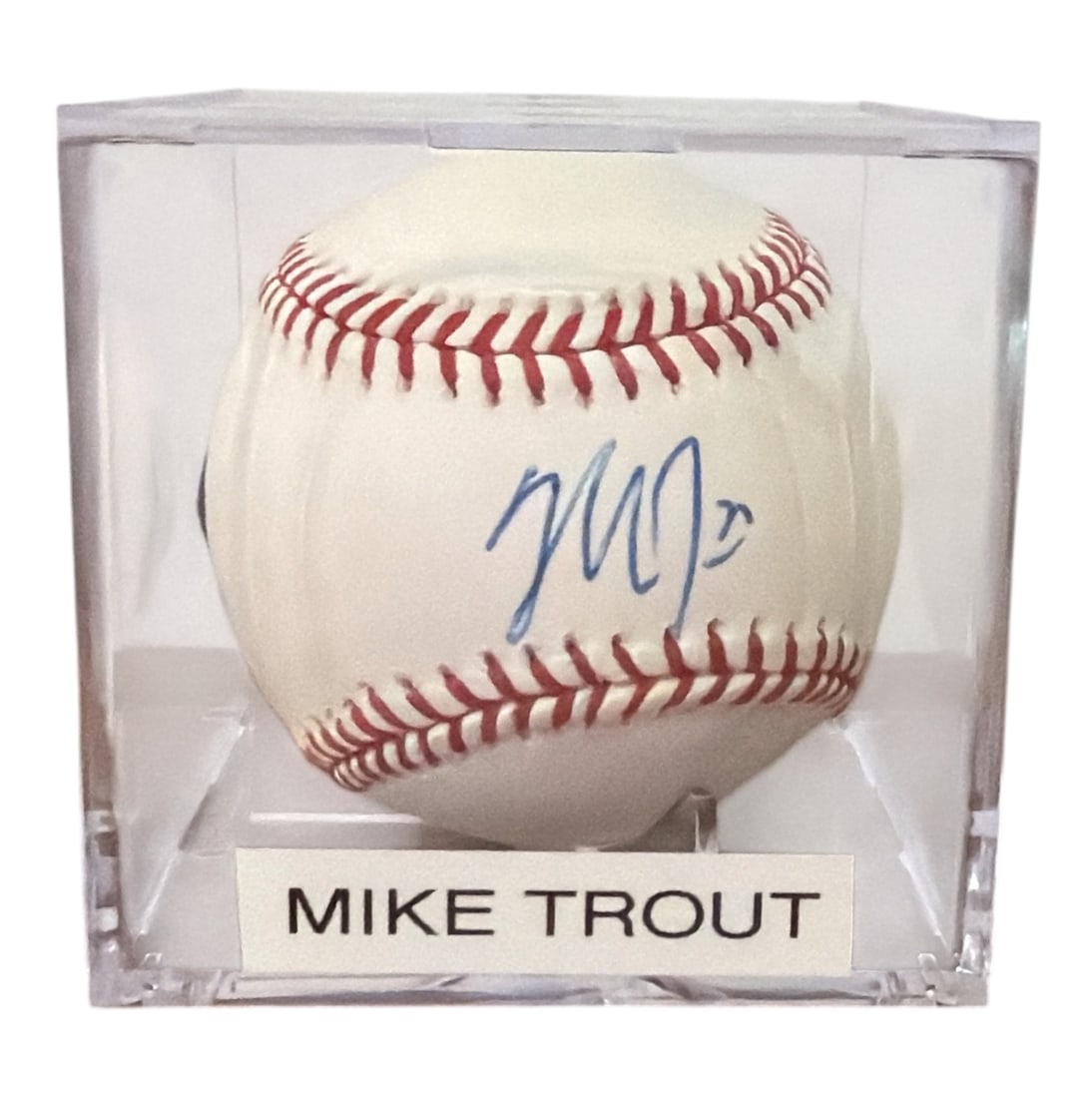 Authentic Autographed MIKE TROUT Baseball w/ COA (1 of 4)