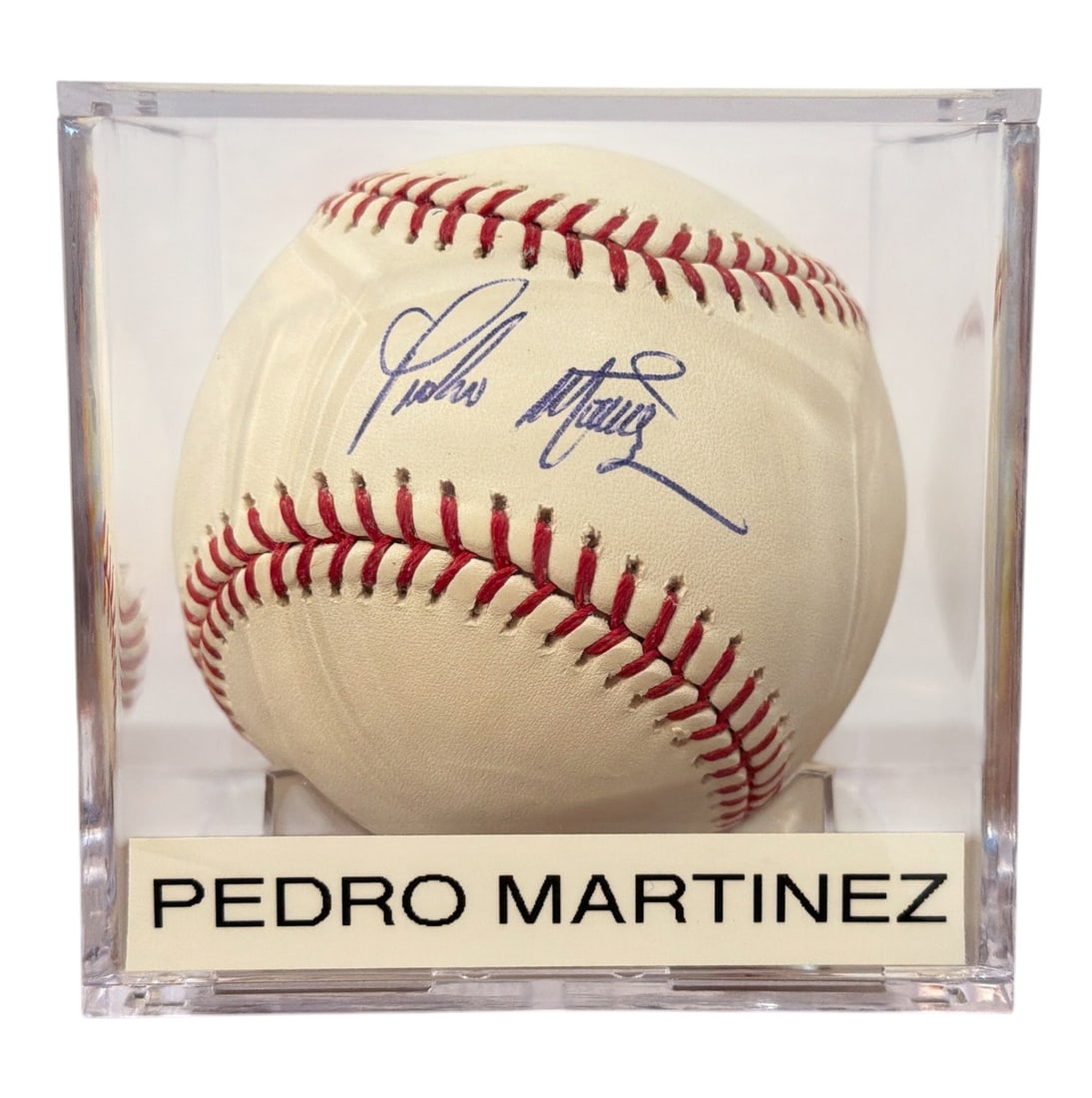 Authentic Autographed PEDRO MARTINEZ Baseball w/ COA: Includes PSA sticker and certification card with certification number S51423