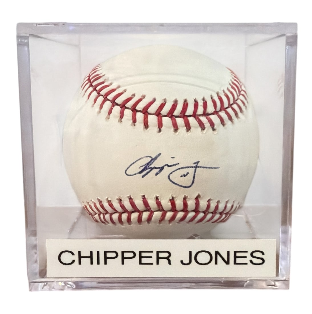 Autographed CHIPPER JONES Baseball w/ COA (1 of 5)