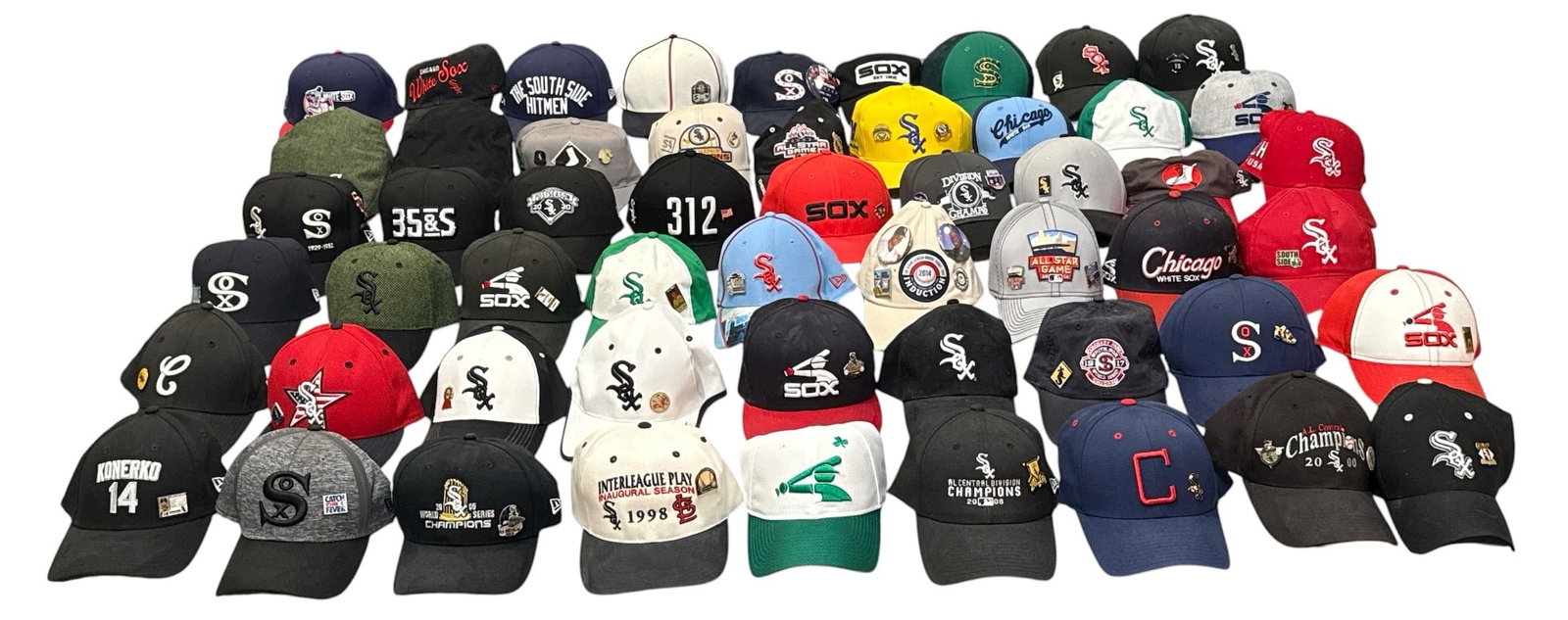 Vintage CHICAGO WHITE SOX Hat Collection, 50+ (1 of 6)