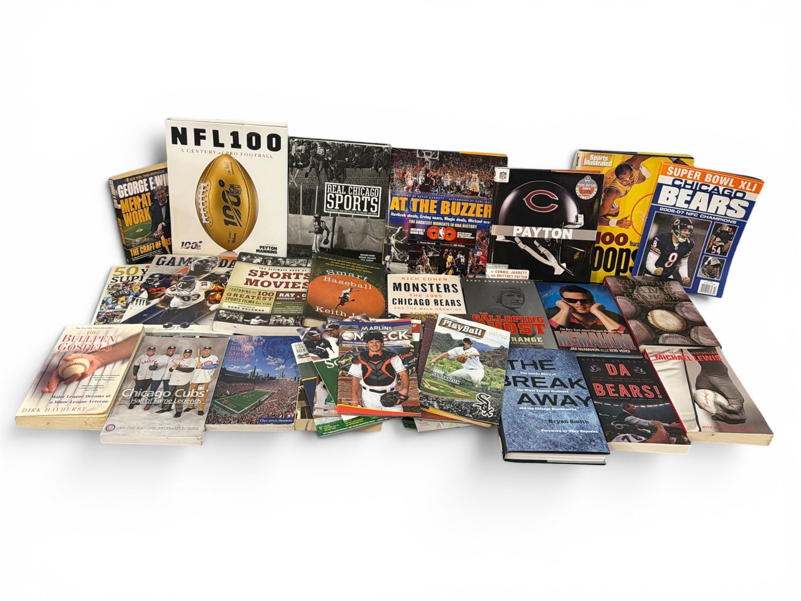 Collection Football and Chicago Sports Coffee Table Books/Novels (1 of 4)