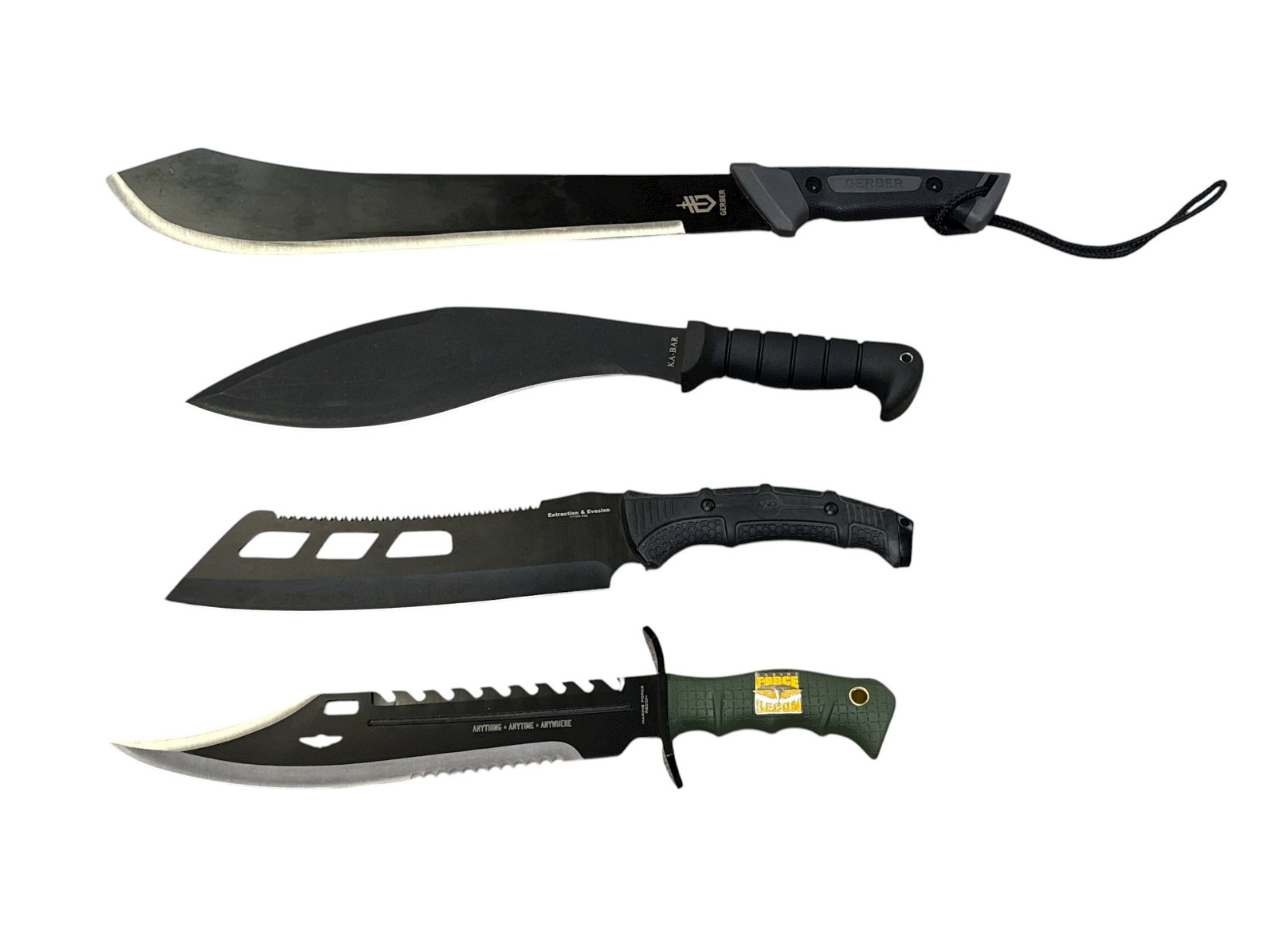 Lot of Bowie Hunting/Survival Knives (1 of 4)