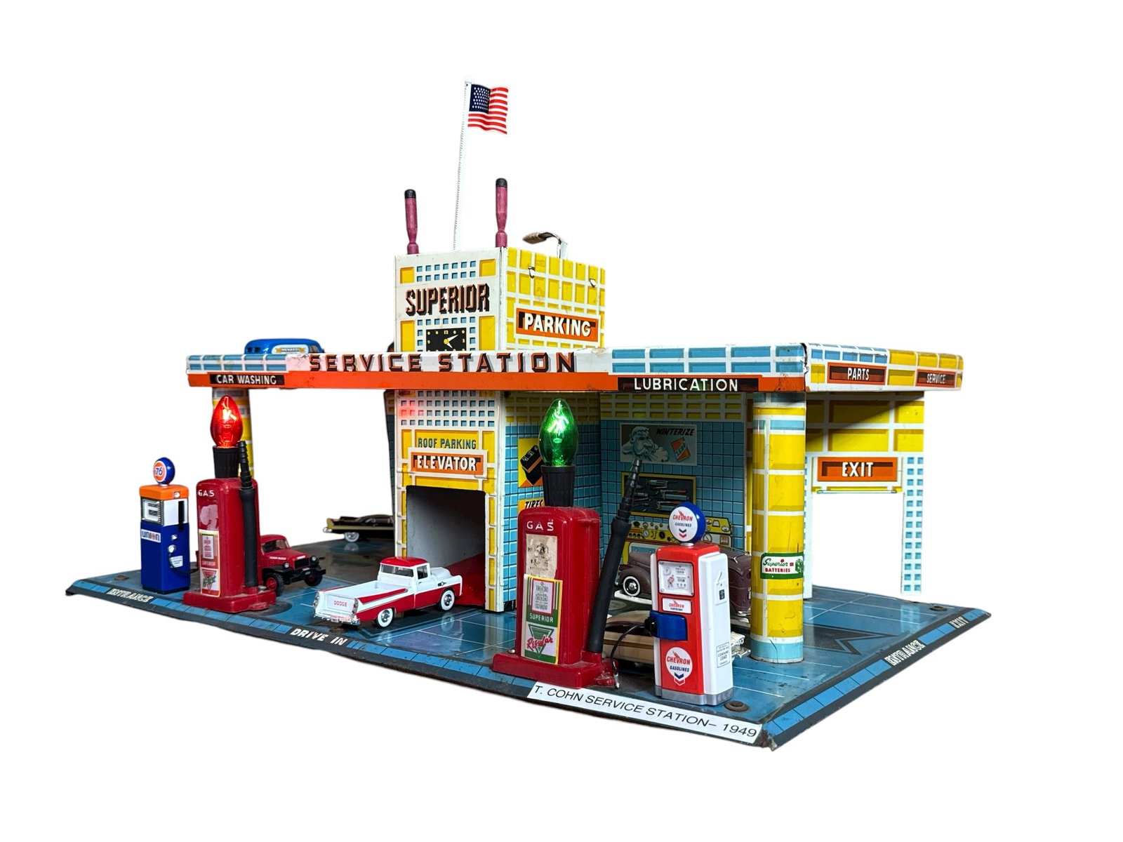 Vintage 1949 T. COHN Service Station (1 of 6)