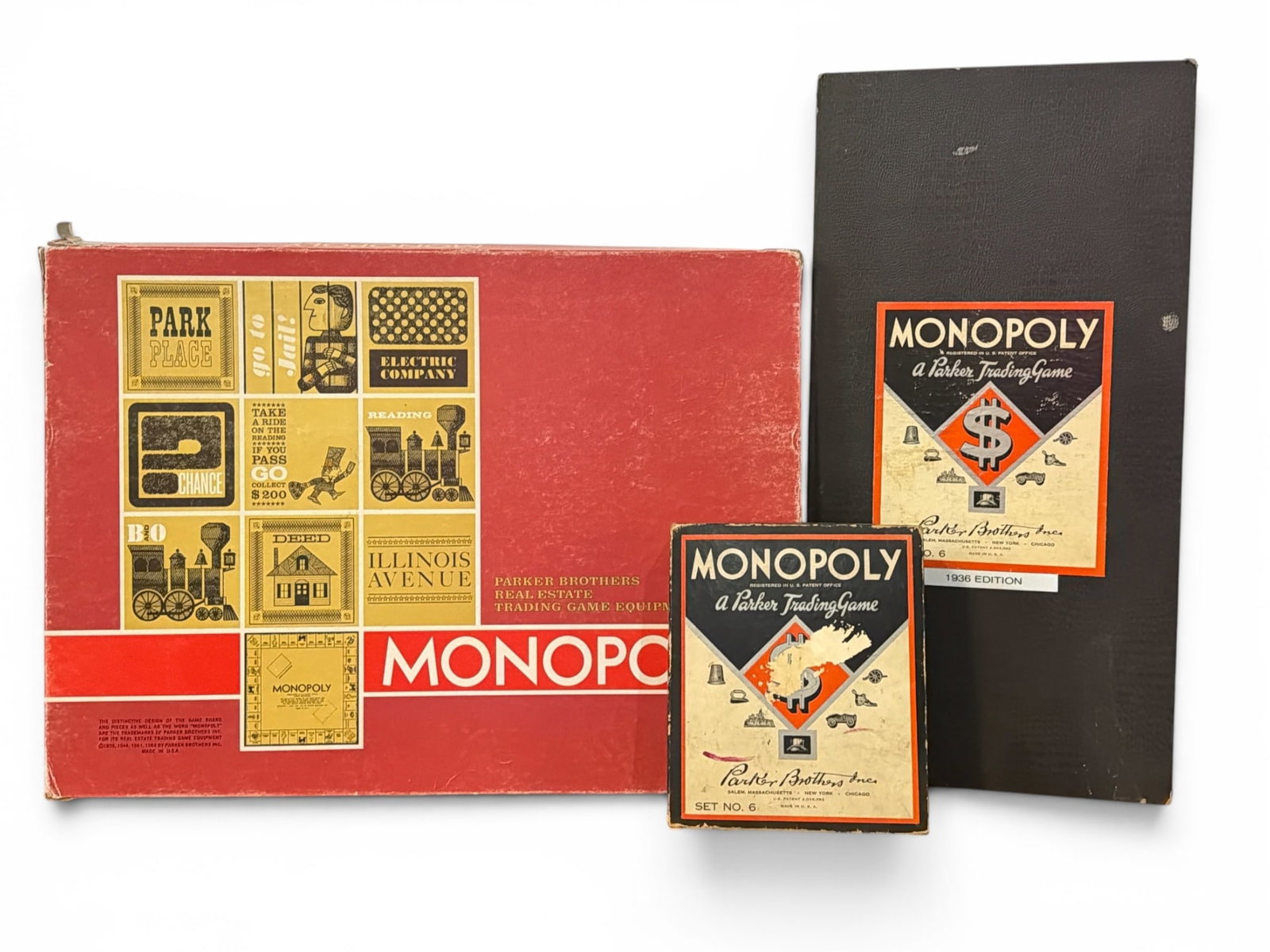 Two Vintage 1930's and 1960's MONOPOLY Board Games (1 of 4)