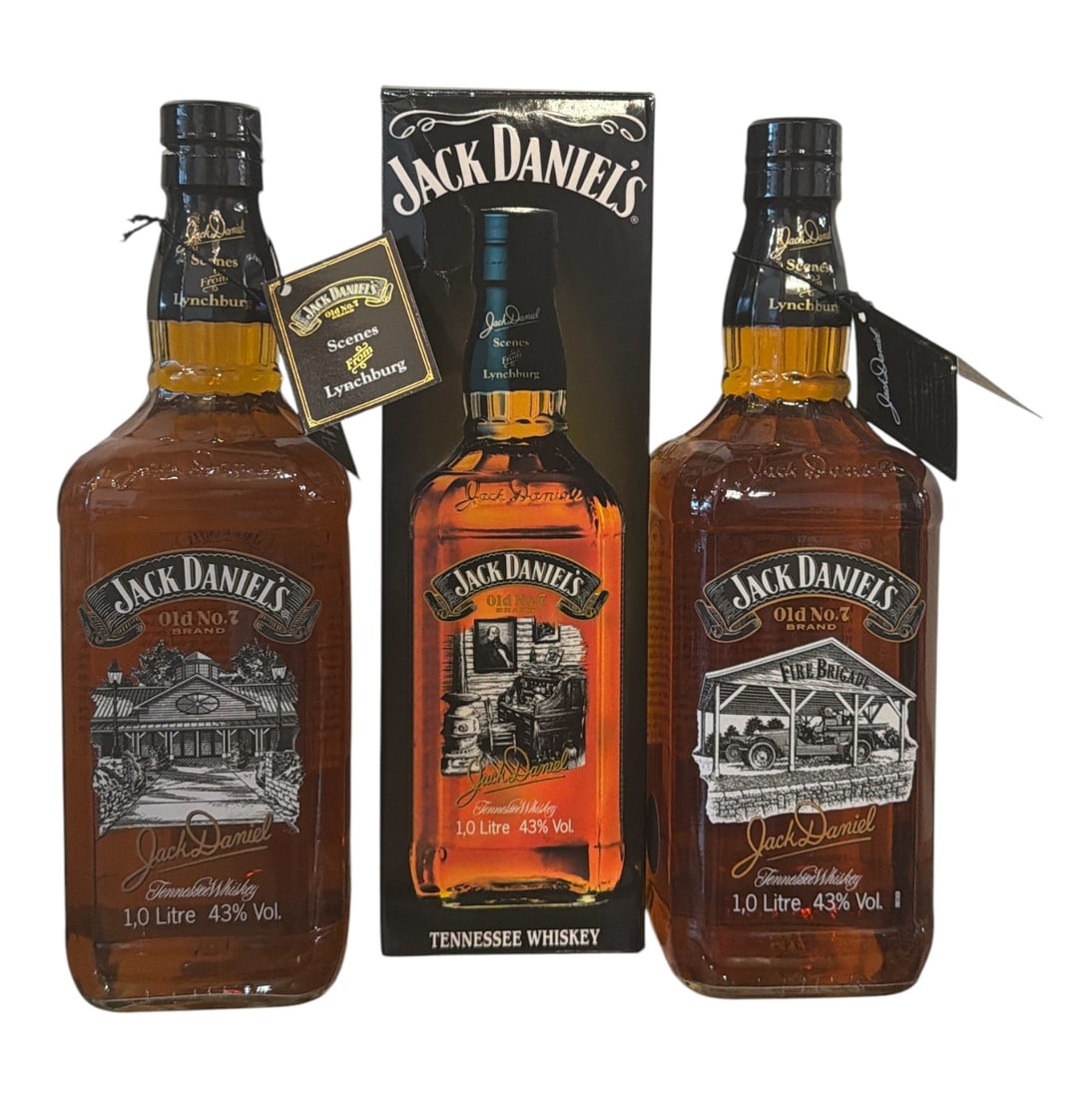JACK DANIELS "Scenes From Lynchburg" No 7 Tennessee Whiskey Bottles (1 of 1)