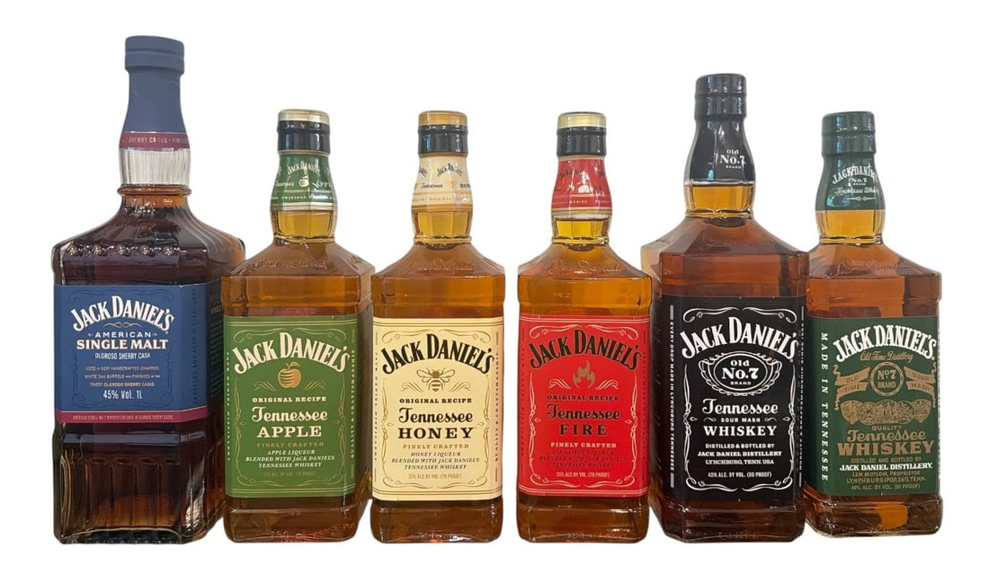 Collection JACK DANIELS Tennessee Whiskey (1 of 1)
