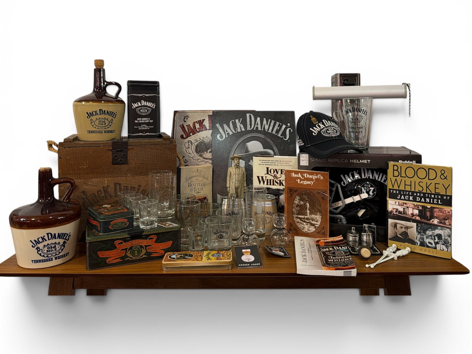 Large Collection JACK DANIELS Memorabilia and Advertising Signs (1 of 7)