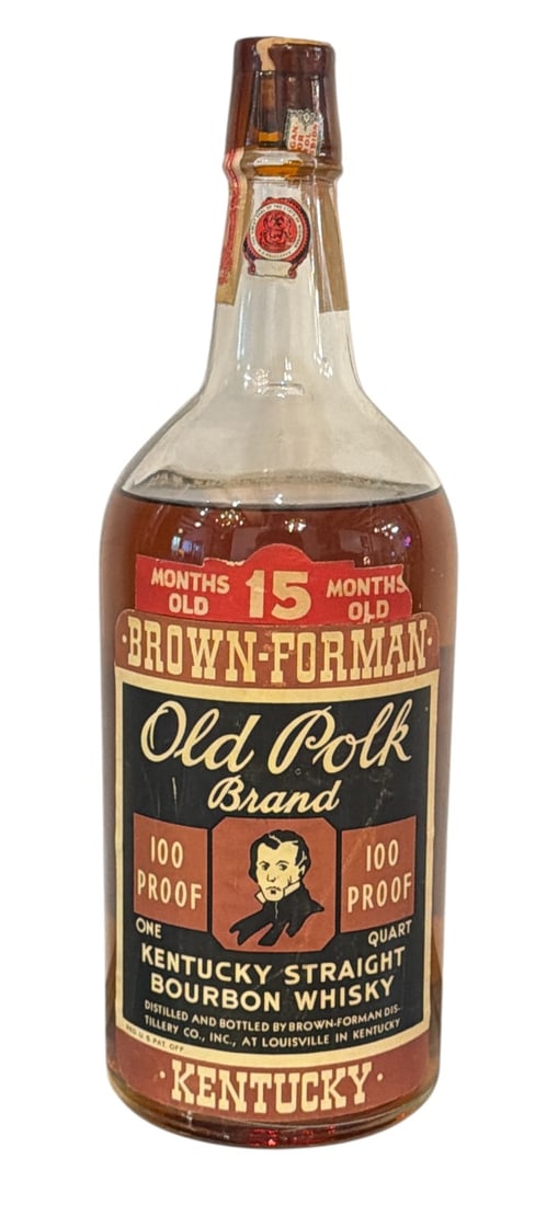 Brown Forman OLD POLK 15 Month Aged Bourbon Whisky (1 of 2)