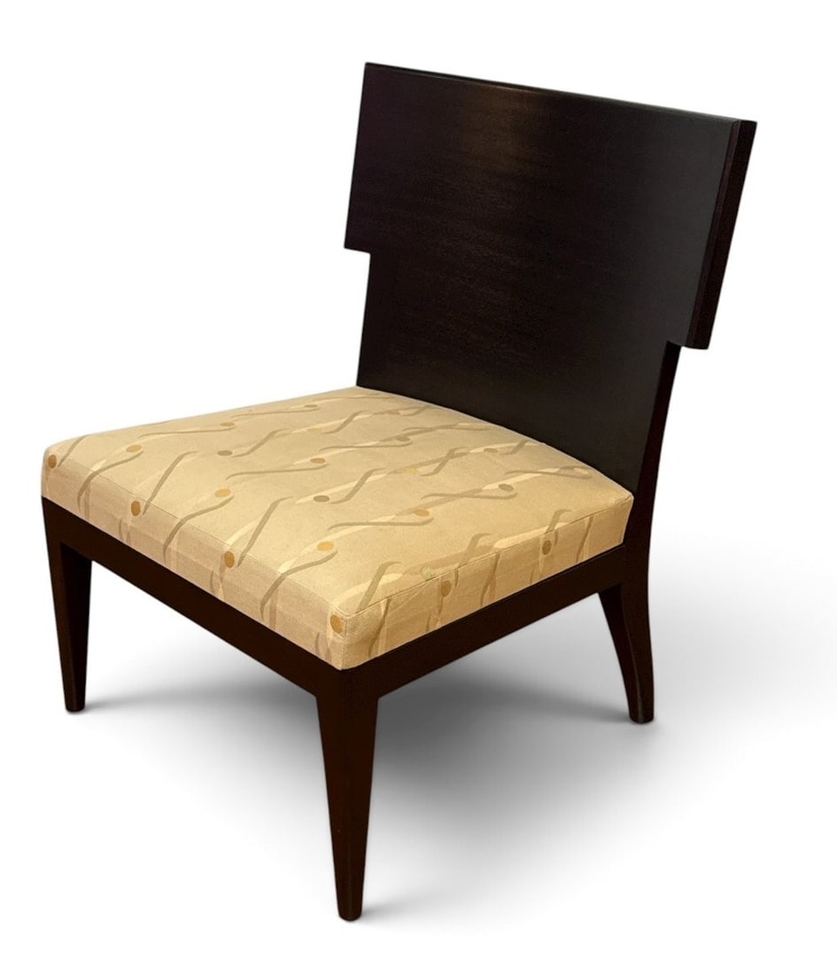 CHRISTIAN LIAIGRE (French, 1943-2020) "Cyclade" Side Chair, HOLLY HUNT: Measures 31" Hx to back x 16" H to seat x 23" W x 23"D.