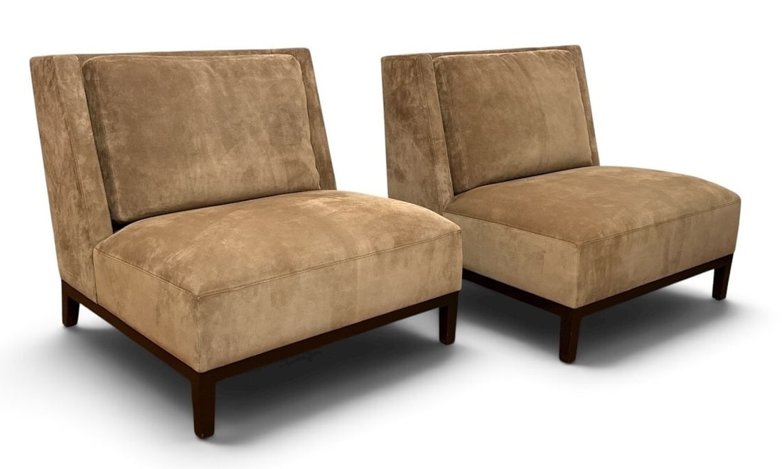 A Pair CHRISTIAN LIAIGRE "Latin" Lounge Chairs, HOLLY HUNT (1 of 7)