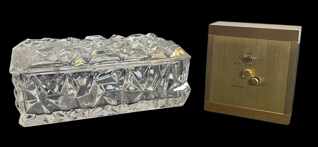 TIFFANY Desk Clock & Box - 2