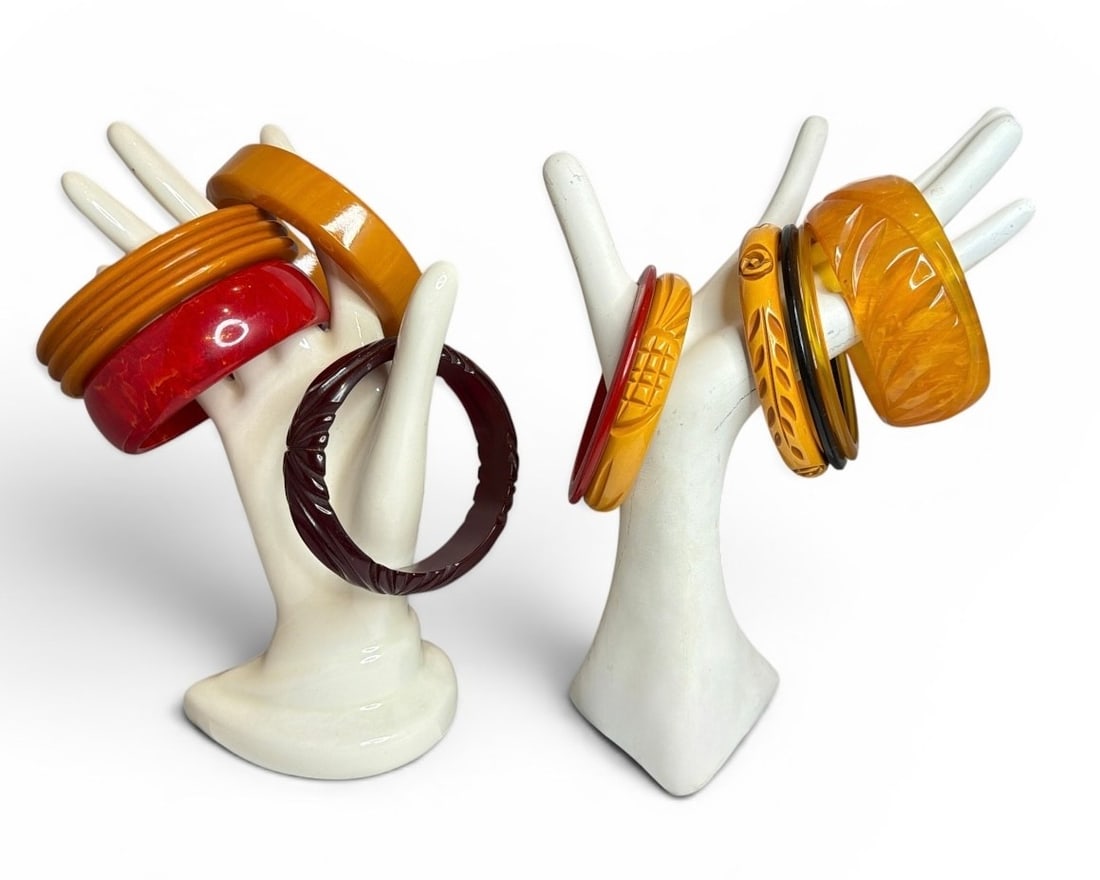 Collection of Bakelite Bangle Bracelets (1 of 4)