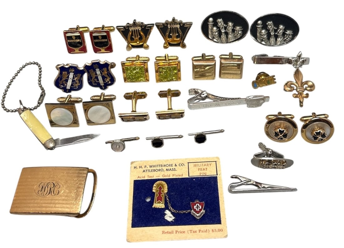 Collection Men's Vintage Cufflinks GUINESS BEER (1 of 7)