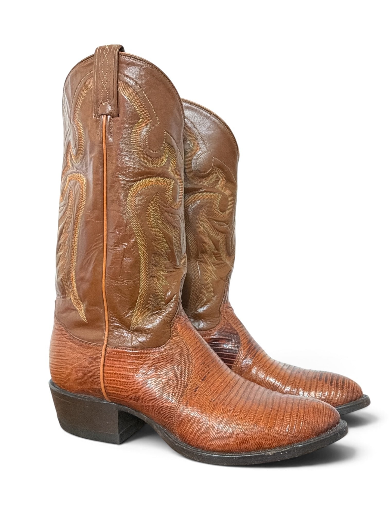 TONY LAMA Leather Cowboy Boots (1 of 6)