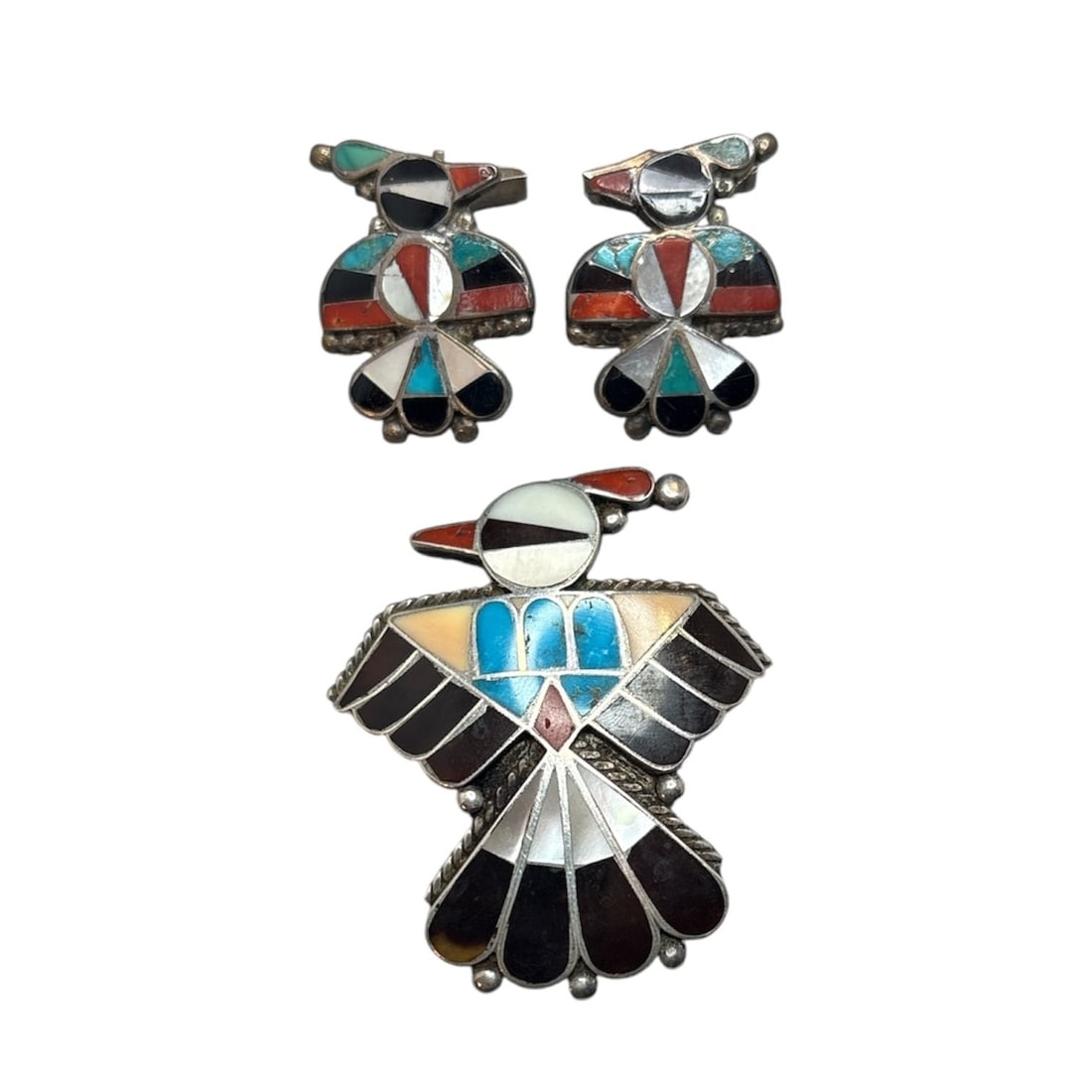 ZUNI Thunderbird Pin & Cufflinks (1 of 5)
