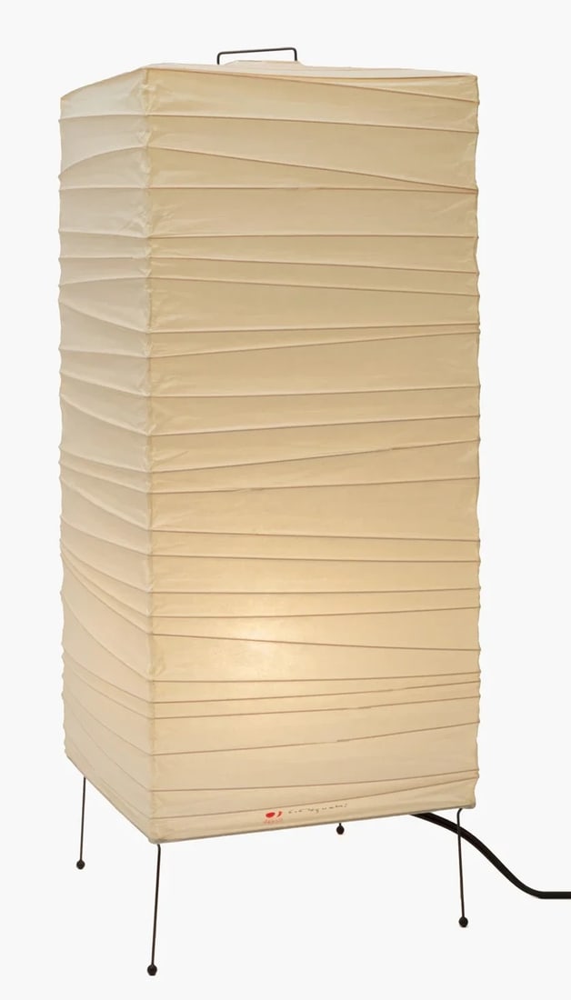ISAMU NOGUCHI (American, 1904-1988) Akari Light Sculpture, Model 2X: Measures 24.3" H x 9.5" W.