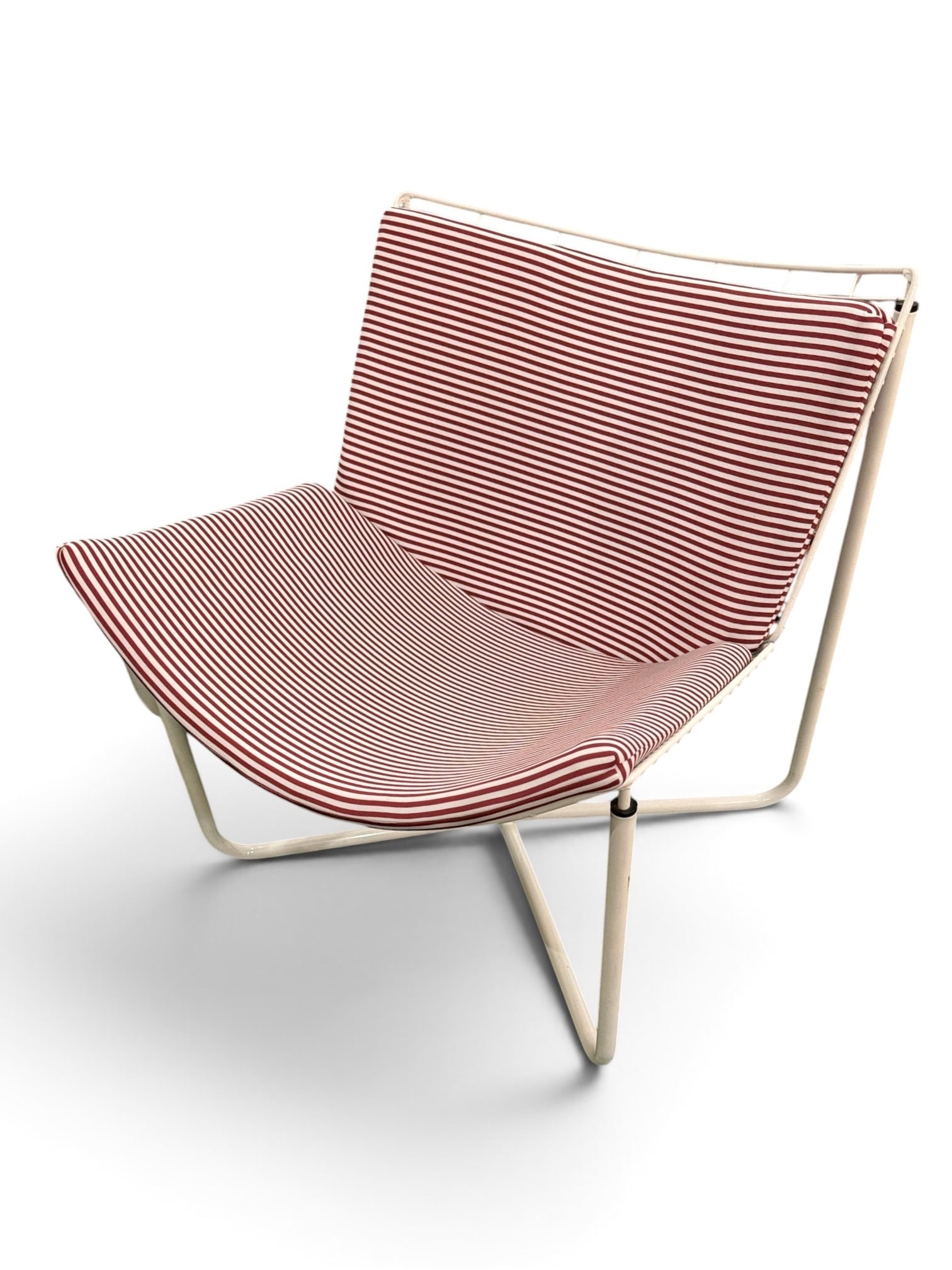 NIELS GAMMELGAARD (Danish, b.1944) For IKEA "Jarpen" Lounge Chair, 1980s: Measures 25.5" H to the back, 13.5" H to the lowest point of the seat x 25" W x 23" D.