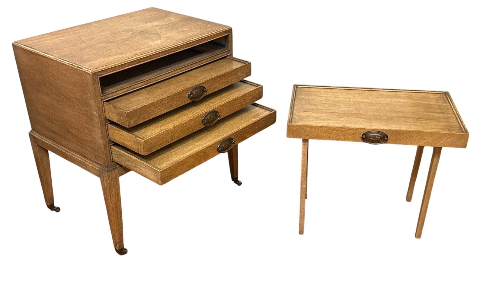 Rare Traditional "Tray" Table Chest of Drawers (1 of 3)